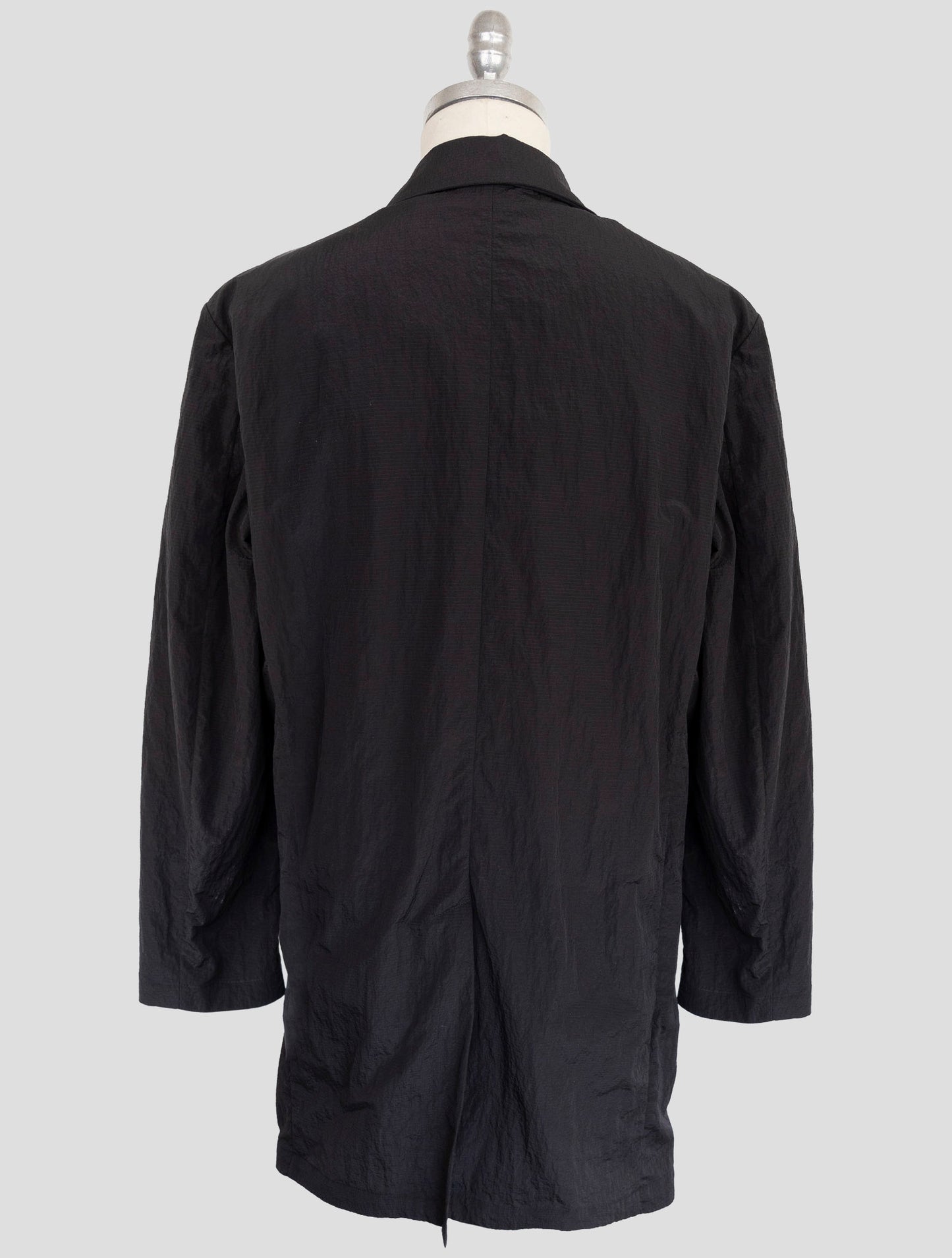 Kiton Knt Black Pa Overcoat