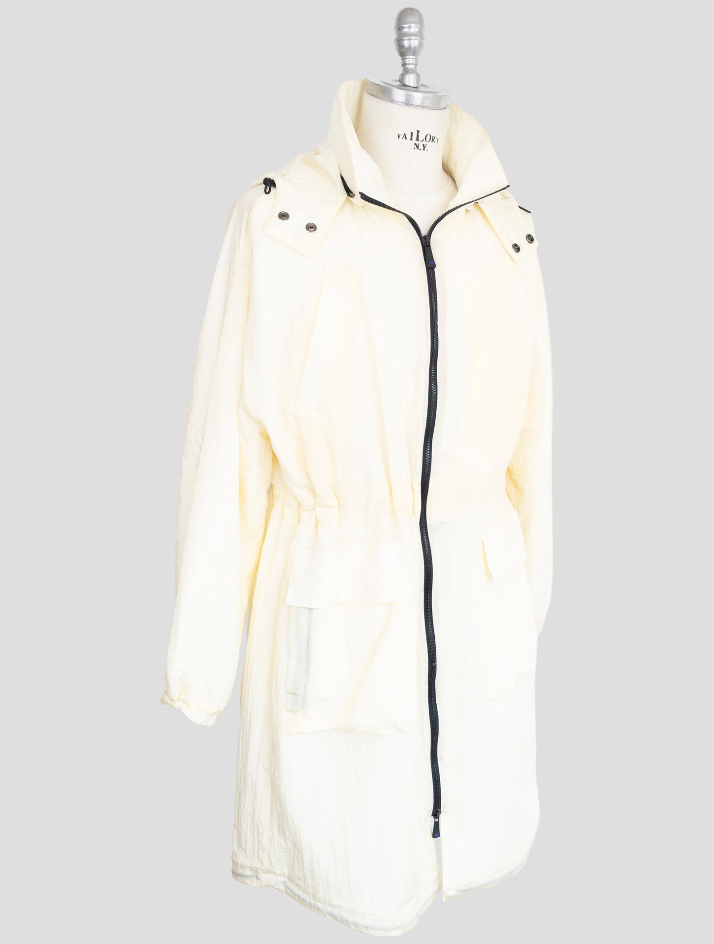 Kiton Knt White Pa Overcoat