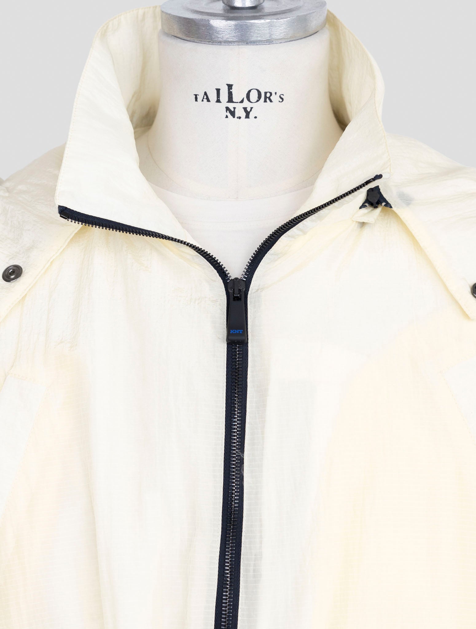 Kiton Knt White Pa Overcoat