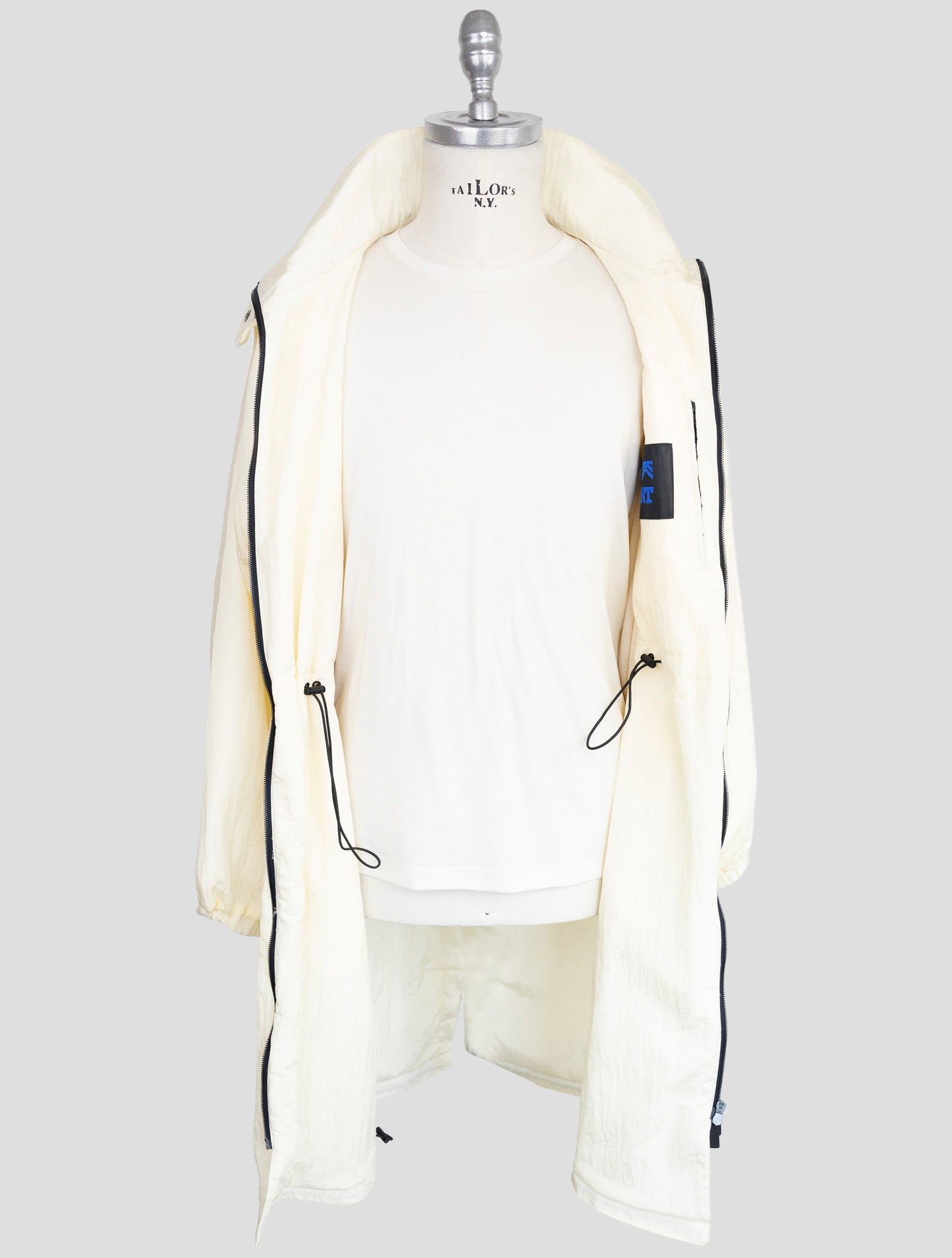 Kiton Knt White Pa Overcoat