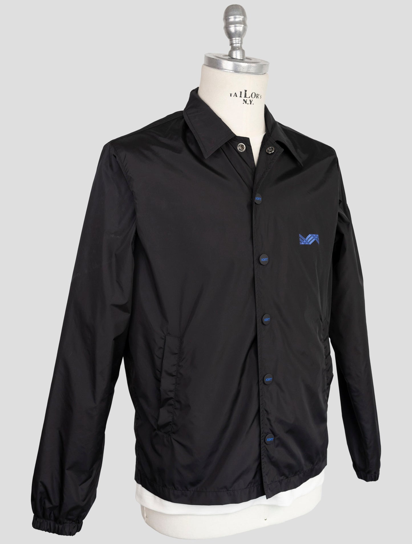 Kiton Knt Black Pa Coat