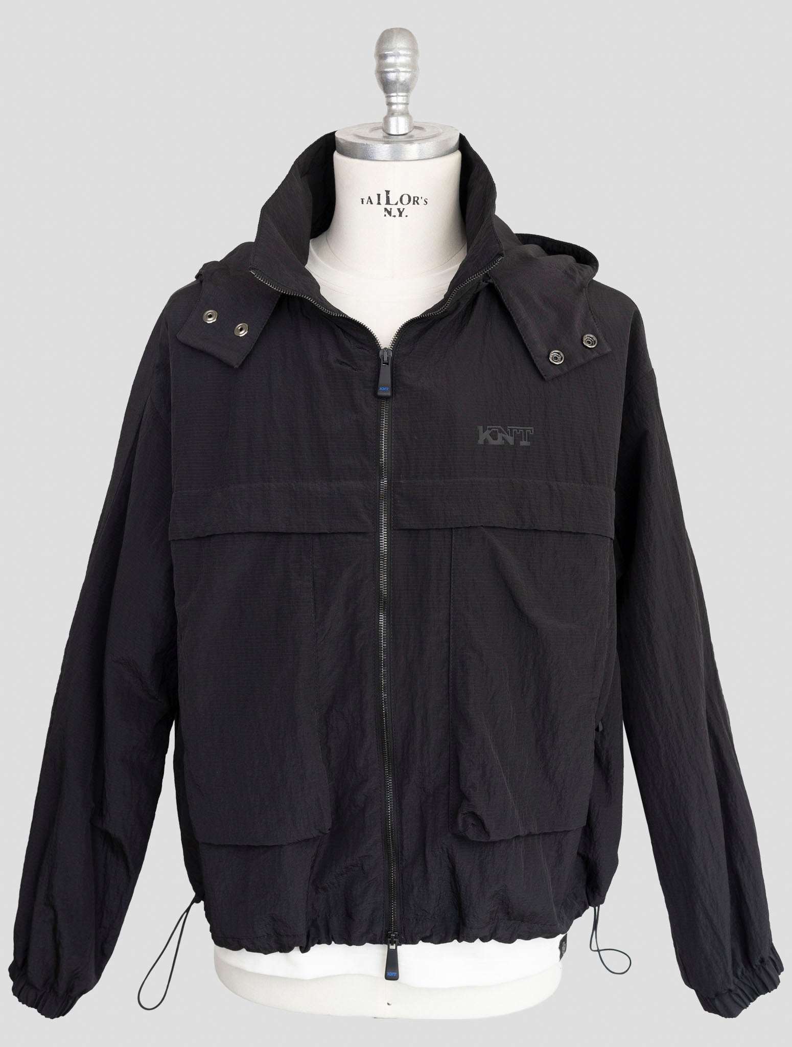 Kiton Knt Black Pa Coat
