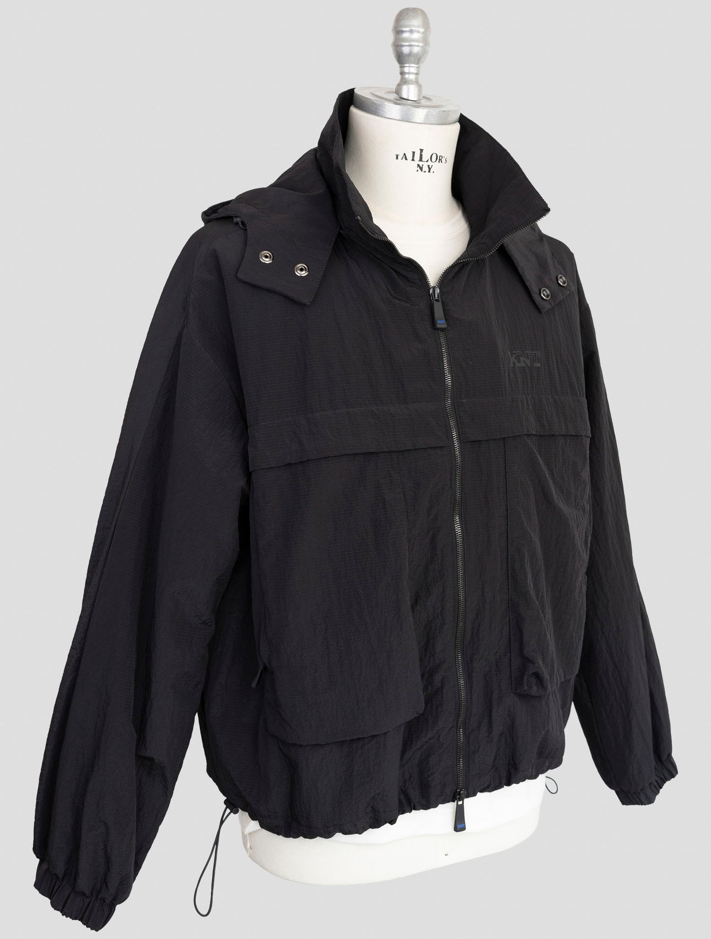 Kiton Knt Black Pa Coat