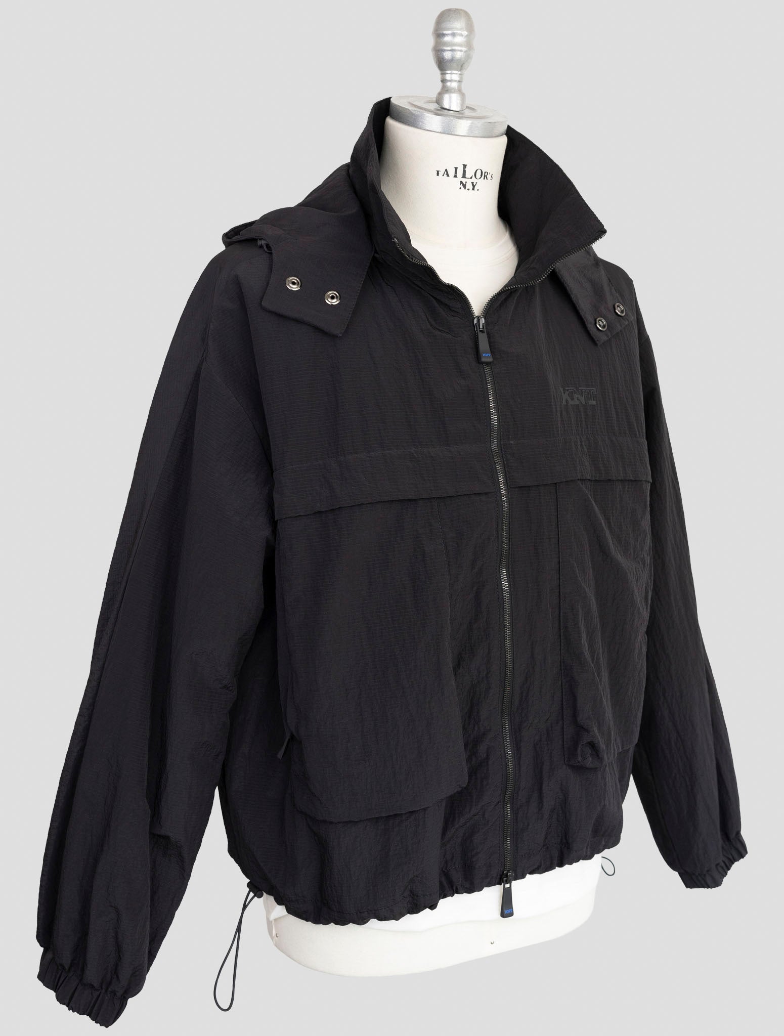 Kiton Knt Black Pa Coat