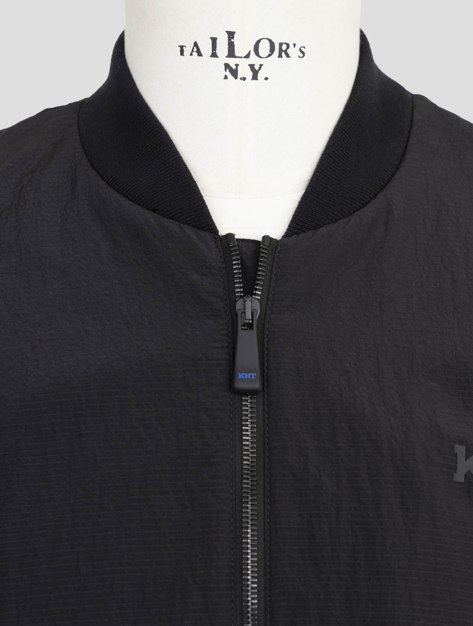 Kiton Knt Black Pa Coat