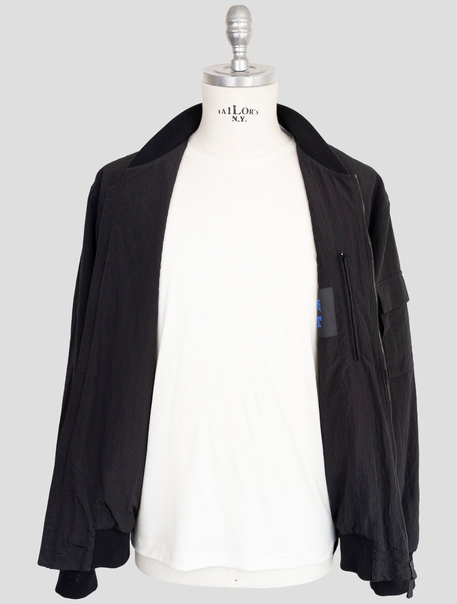 Kiton Knt Black Pa Coat