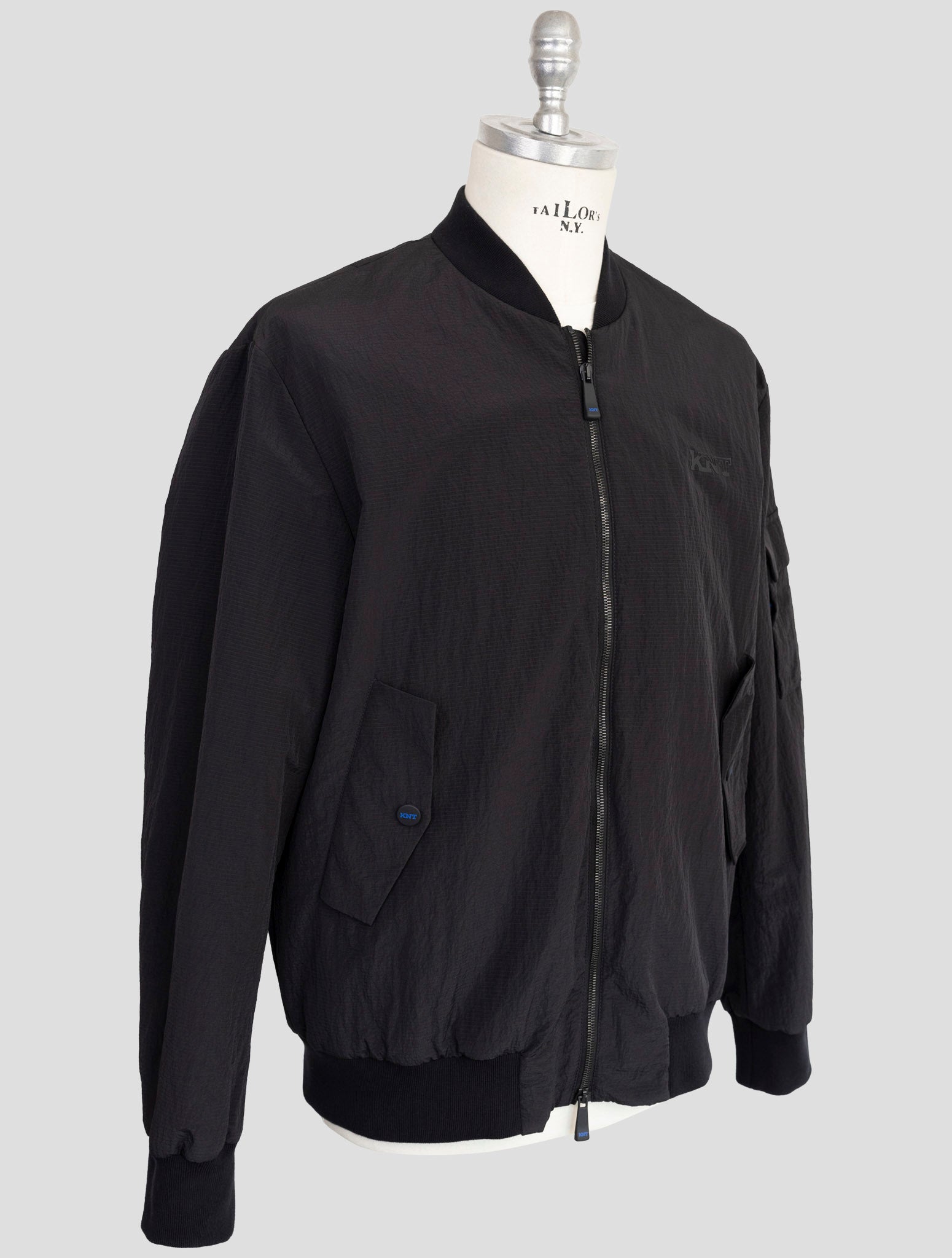 Kiton Knt Black Pa Coat