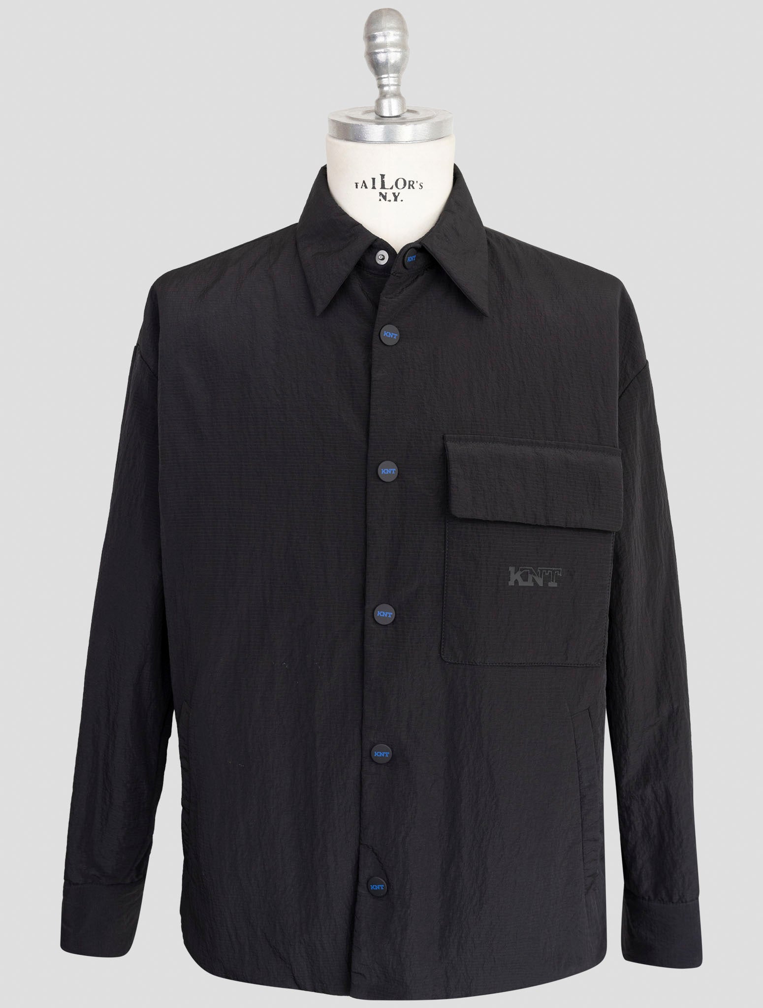 Kiton Knt Black Pa Coat
