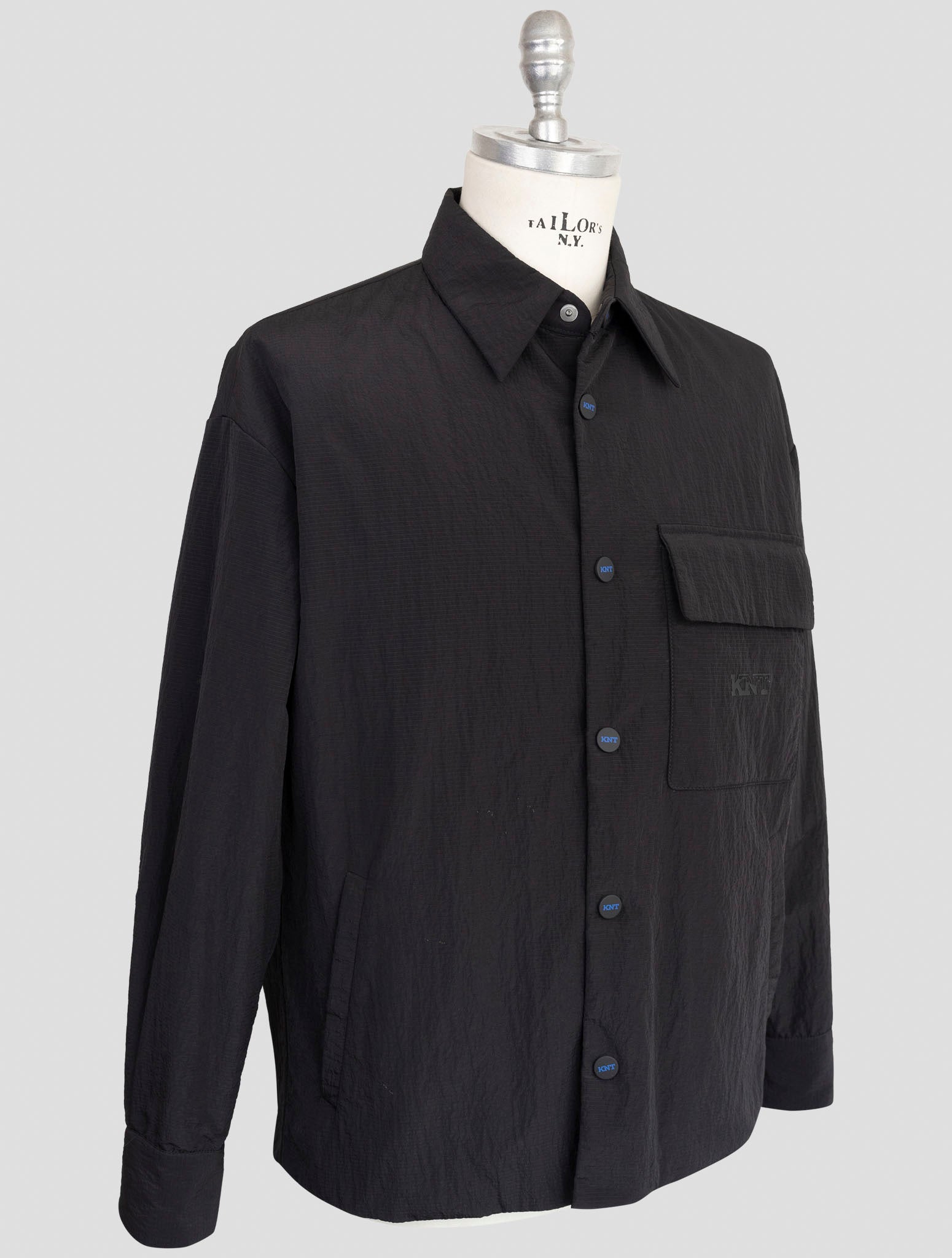 Kiton Knt Black Pa Coat