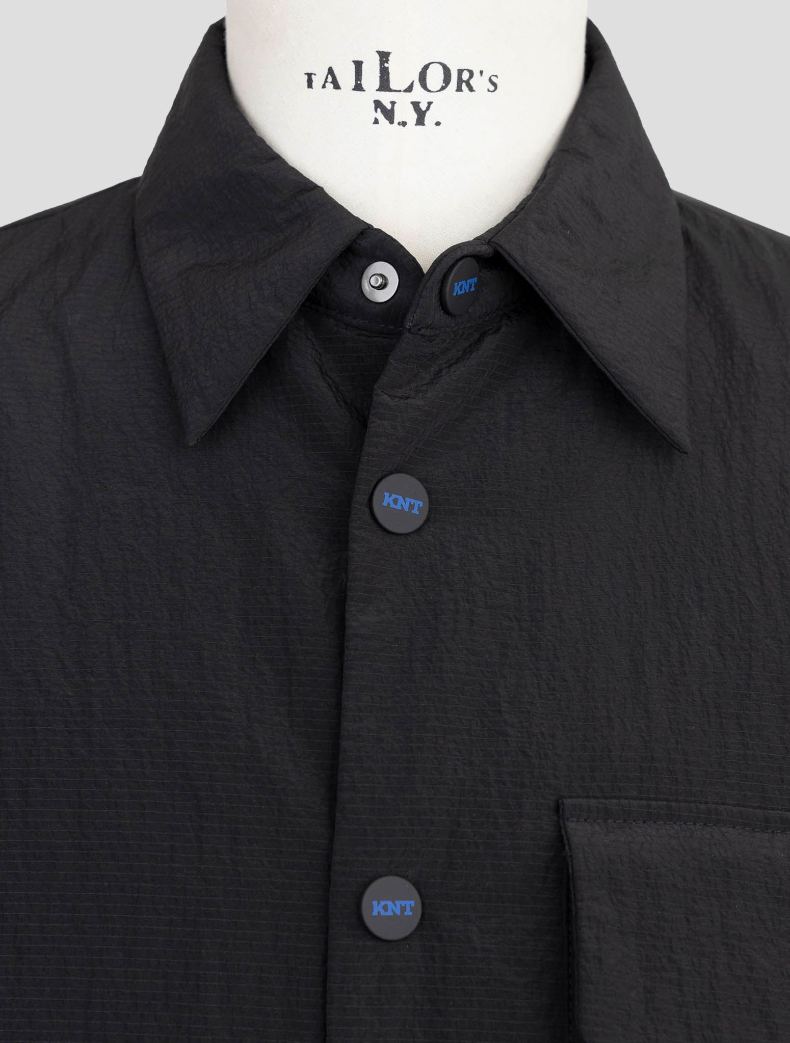 Kiton Knt Black Pa Coat