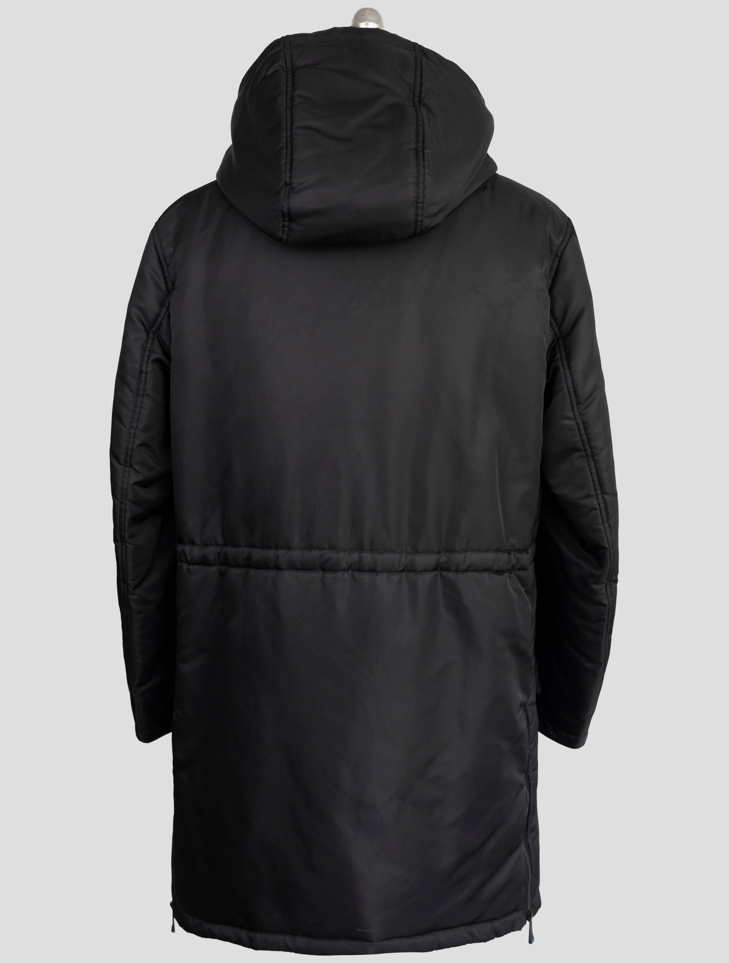 Kiton Knt Black Pa Overoat