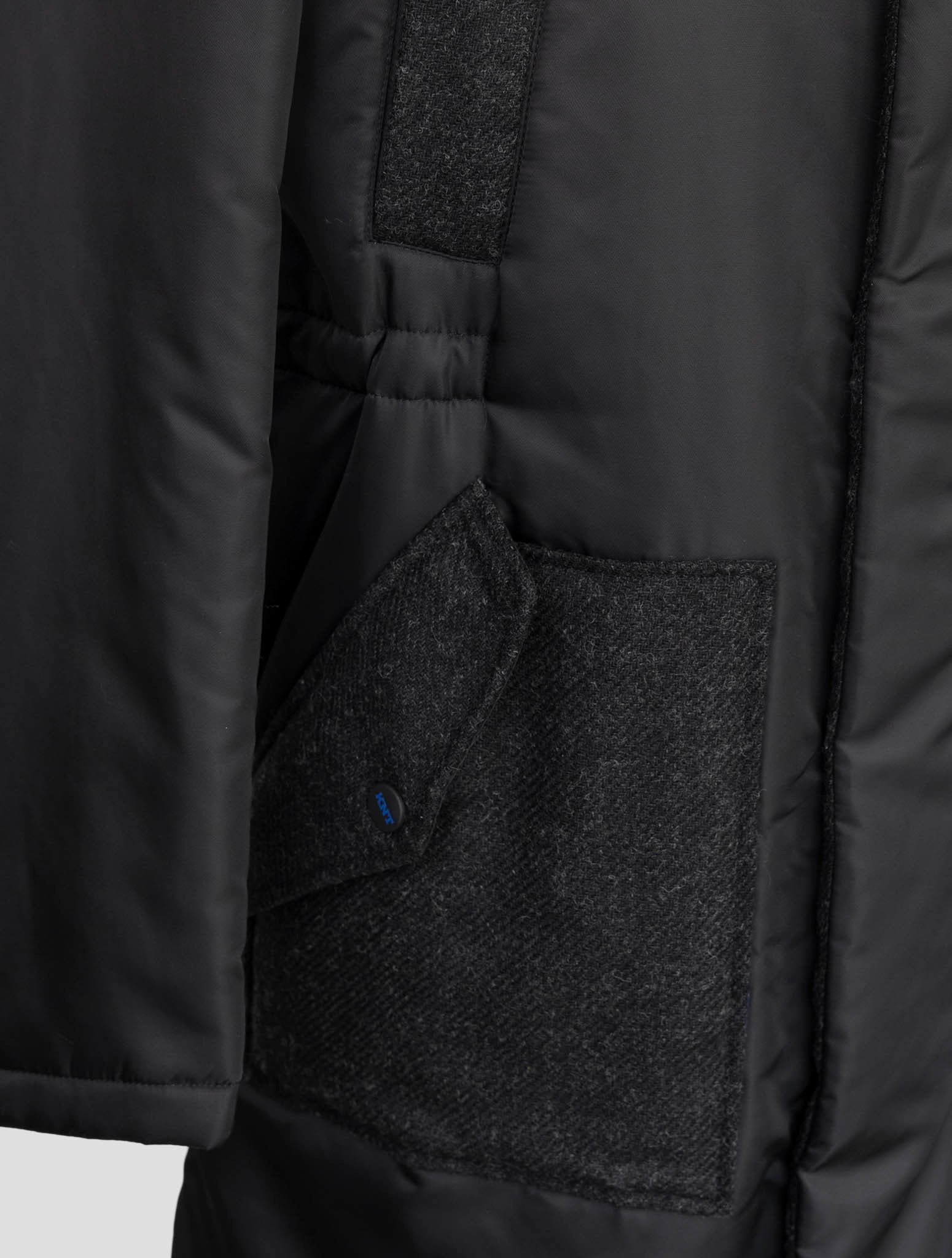 Kiton Knt Black Pa Overoat