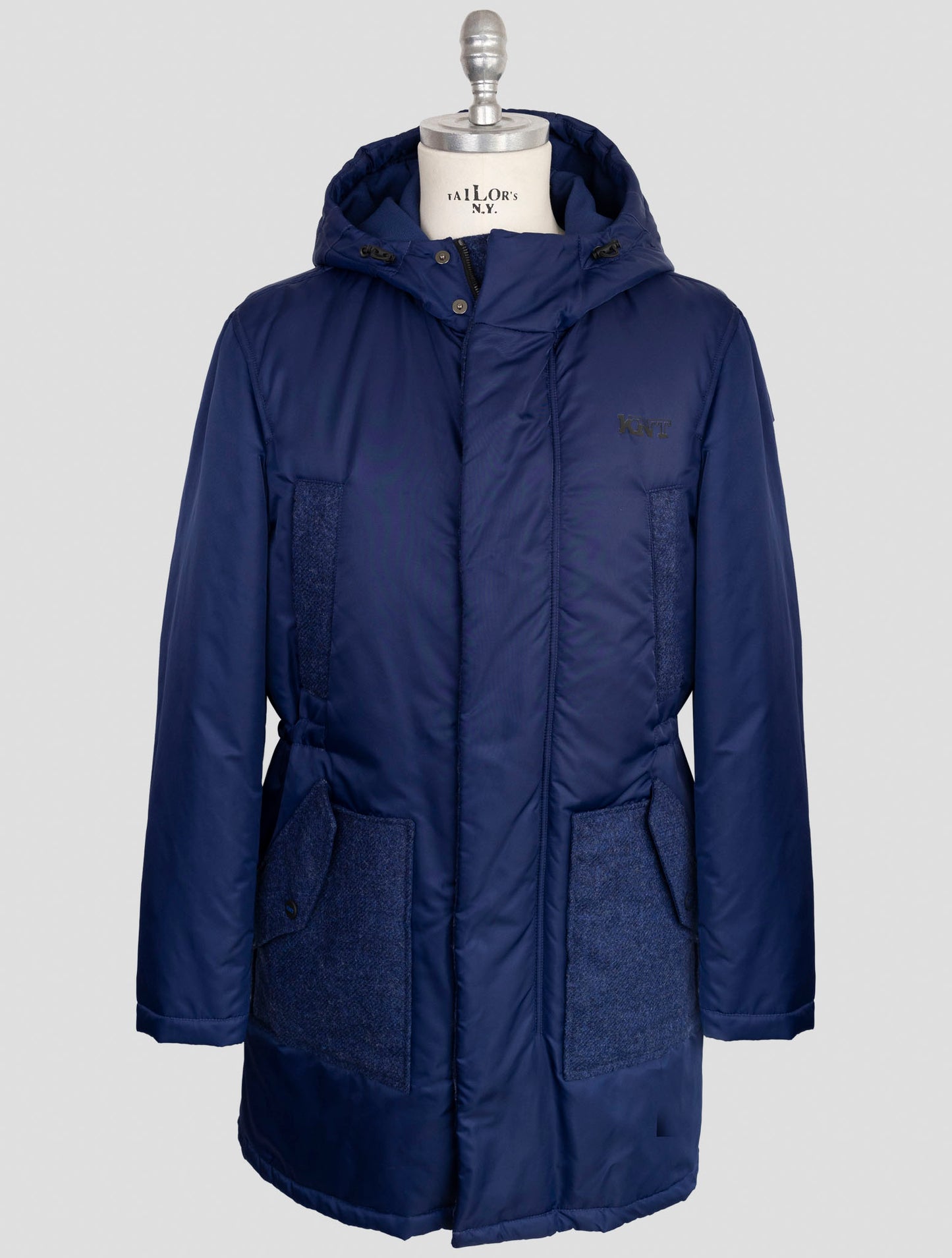 Kiton Knt Blue Pa Overoat