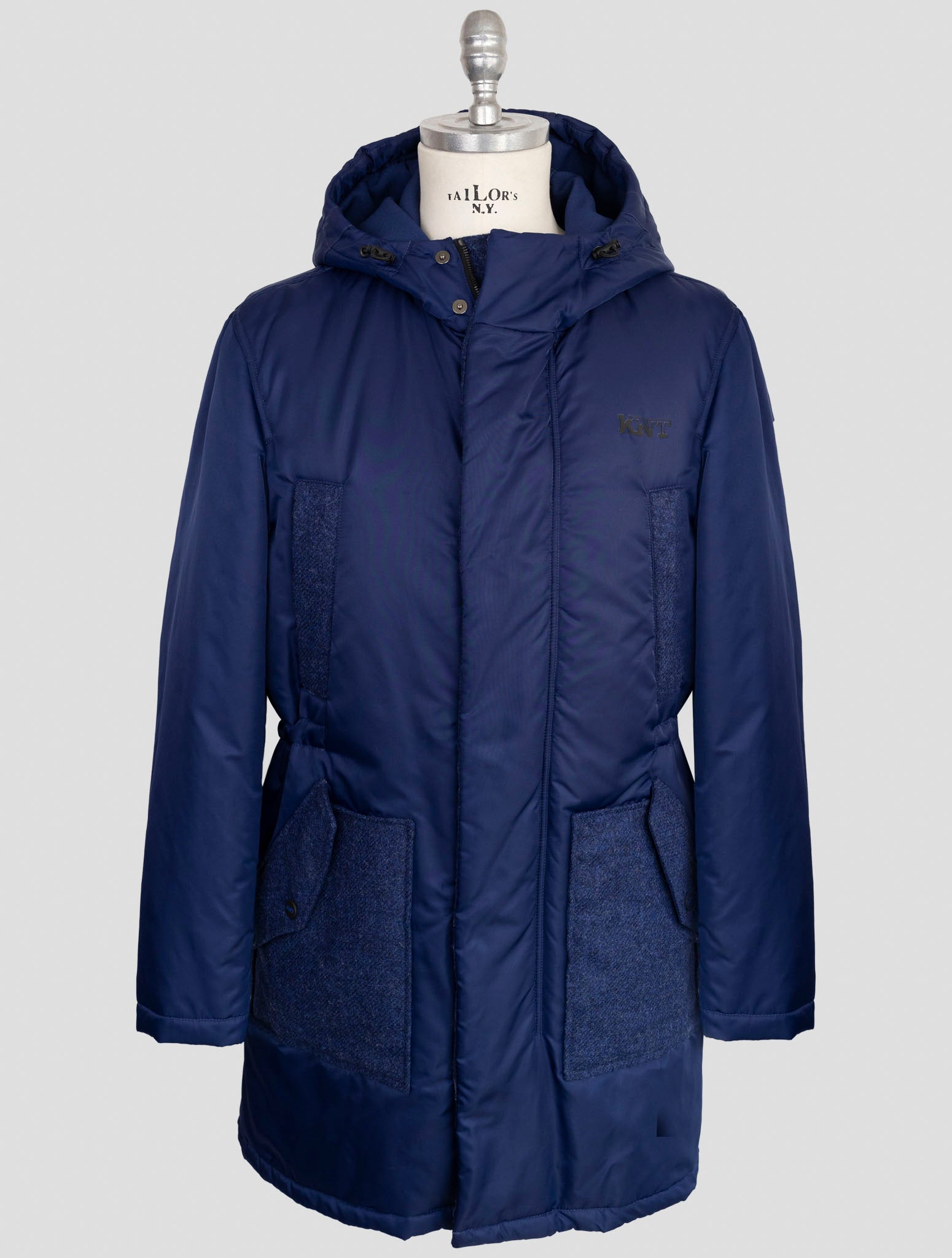 Kiton Knt Blue Pa Overoat