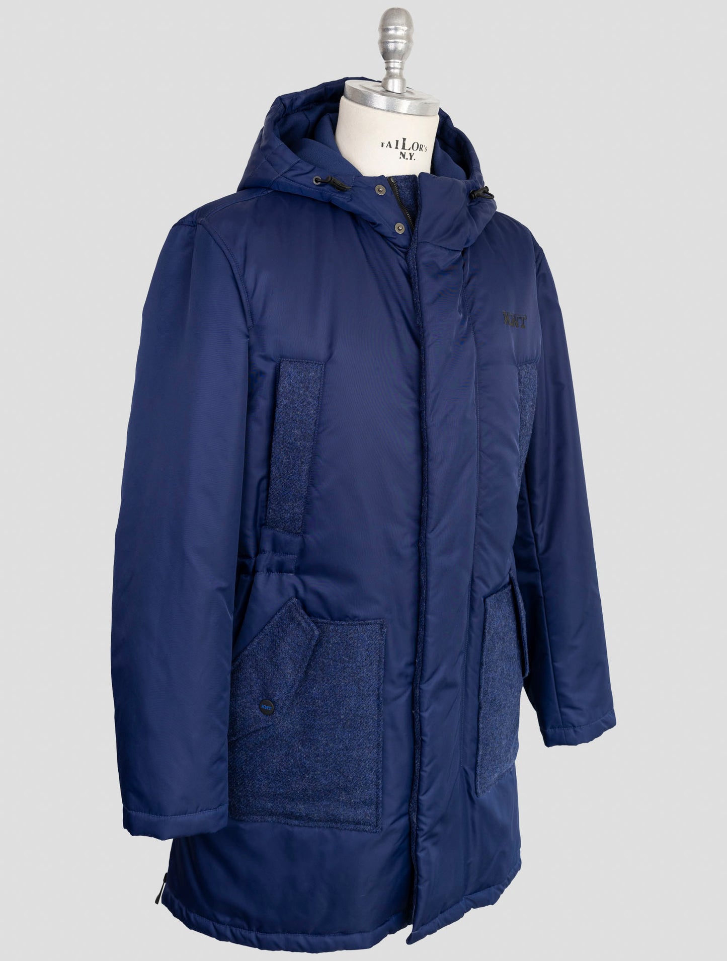 Kiton Knt Blue Pa Overoat