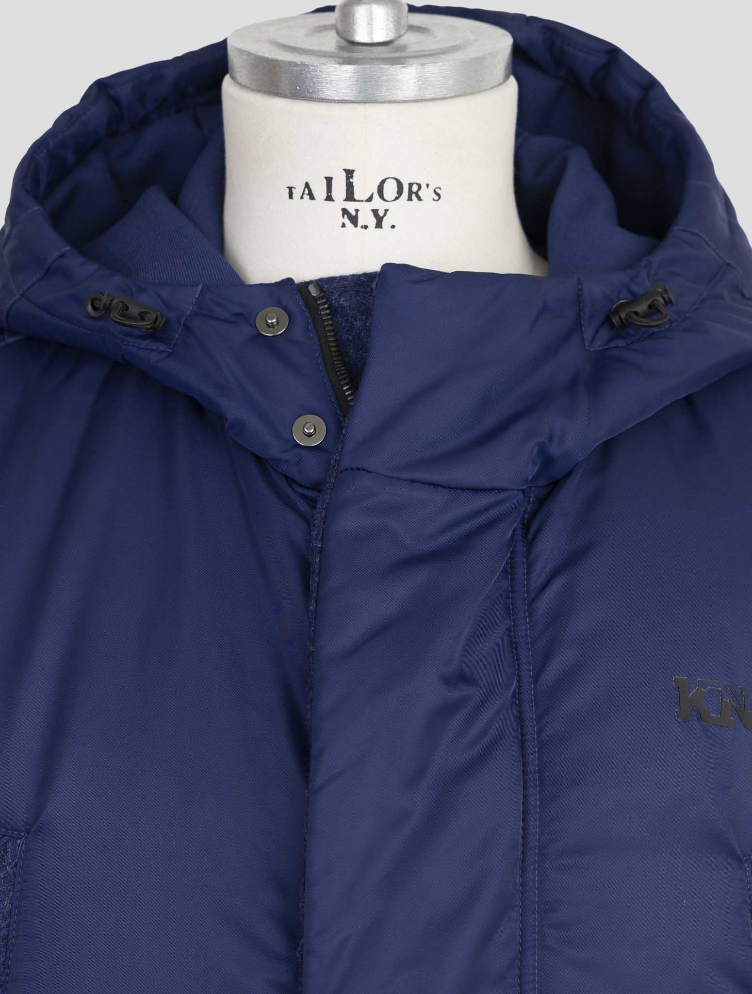 Kiton Knt Blue Pa Overoat