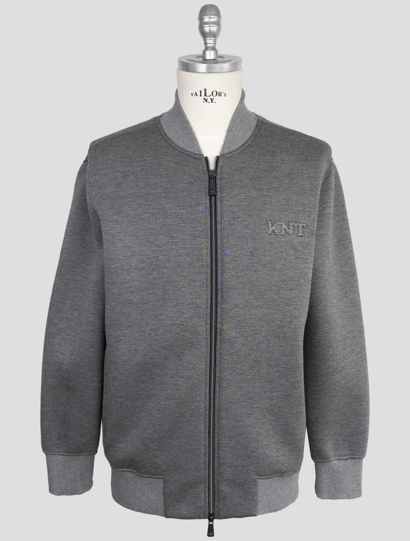 Kiton KNT Gray Viscose Coat