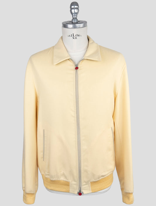 Kiton Yellow Cashmere Silk Coat