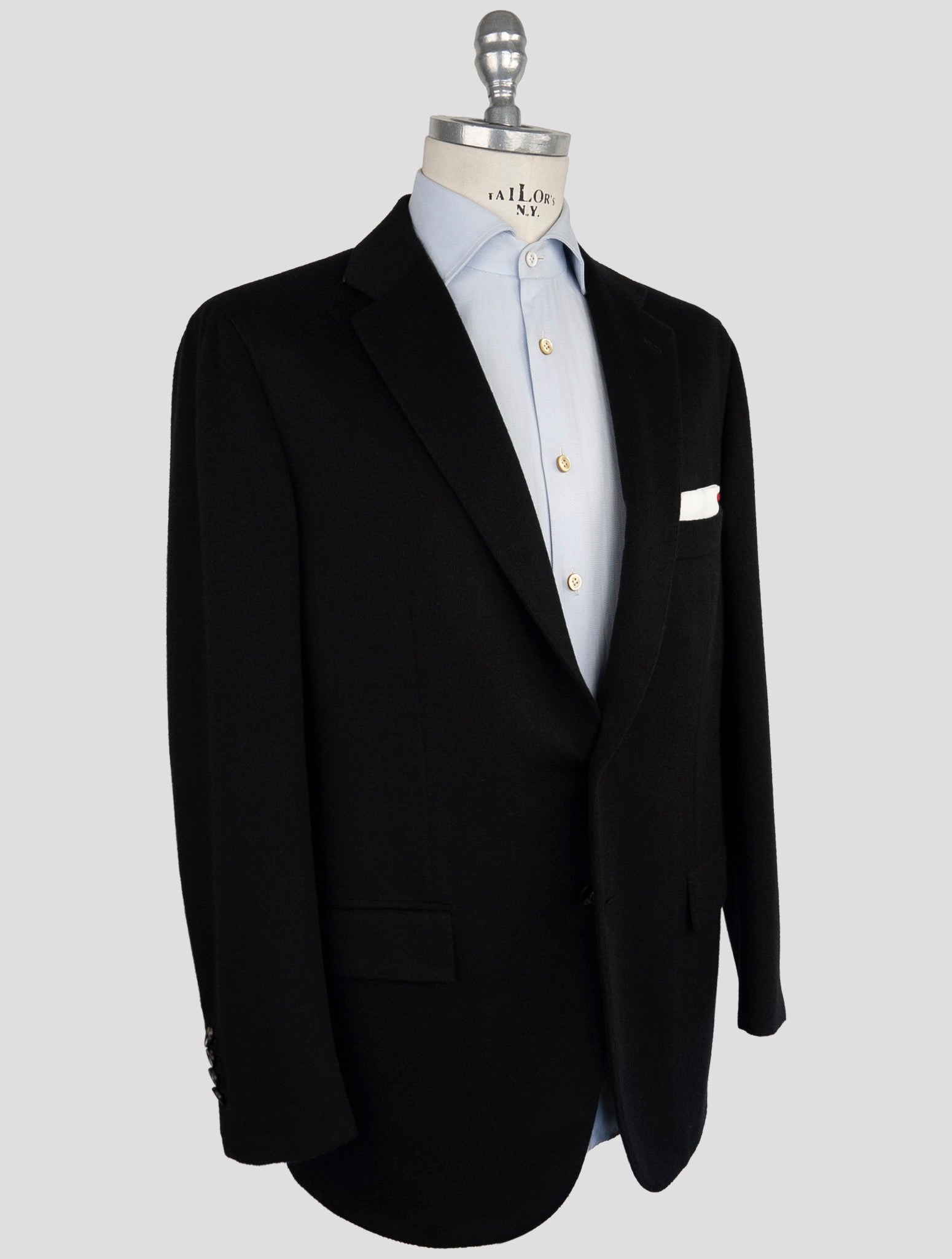 Kiton Black Cashmere Blazer