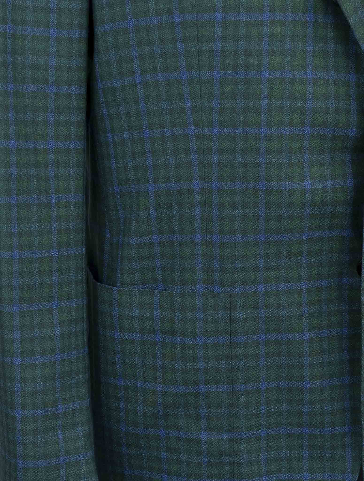 Kiton Green Cashmere Blazer