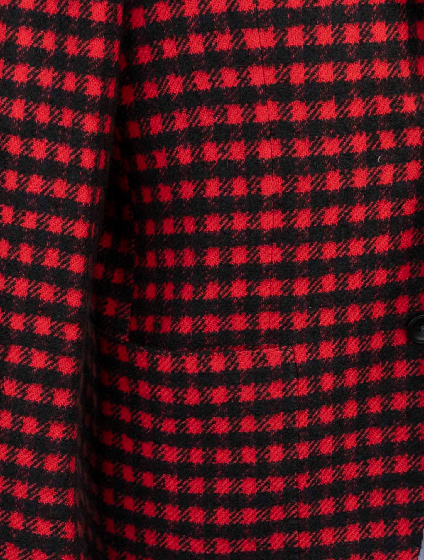 Kiton Black Red Cashmere Silk Blazer