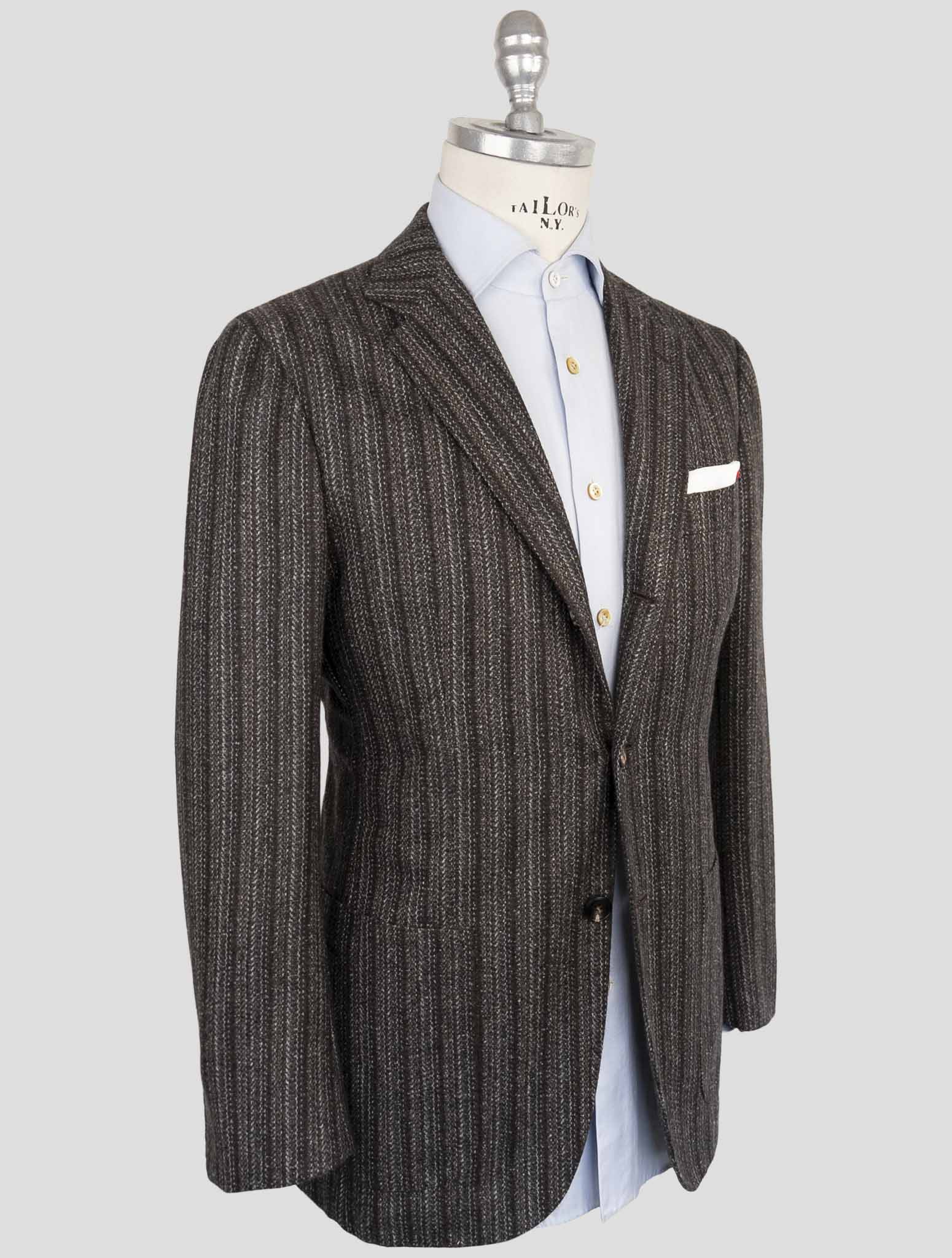 Kiton Brown Cashmere Blazer