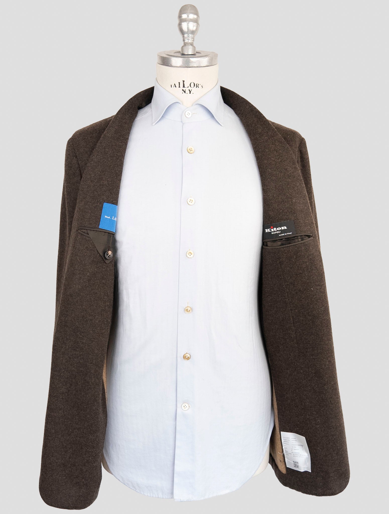Kiton Brown Cashmere Pa Blazer