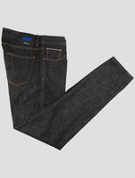 Kiton Knt Dark Gray Cotton Pe Jeans