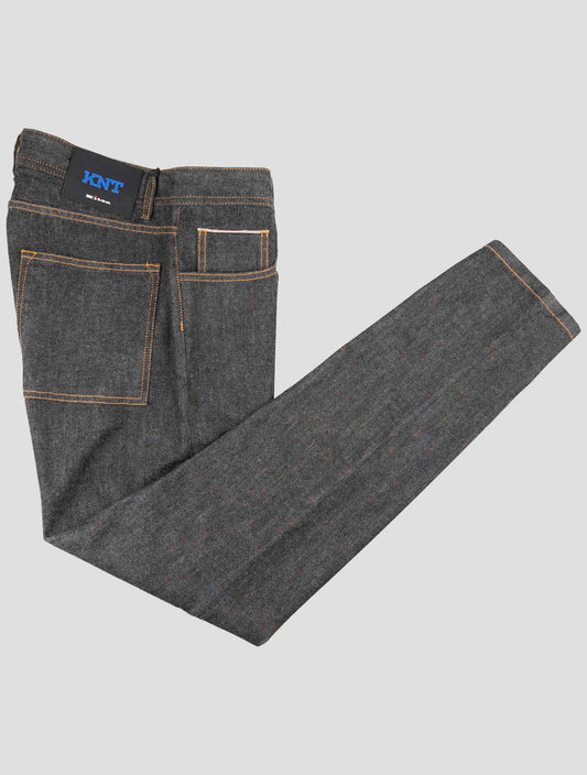 Kiton Knt Dark Gray Cotton Pe Cargo Jeans