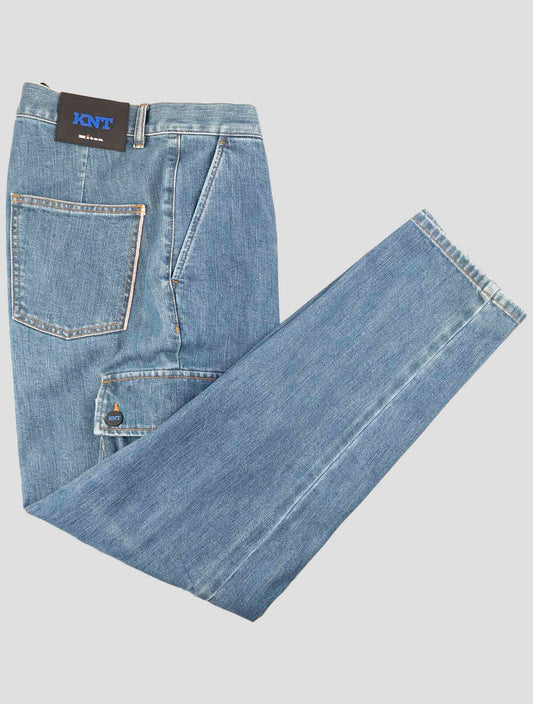 Kiton Knt Denim Cotton Pe Cargo Jeans