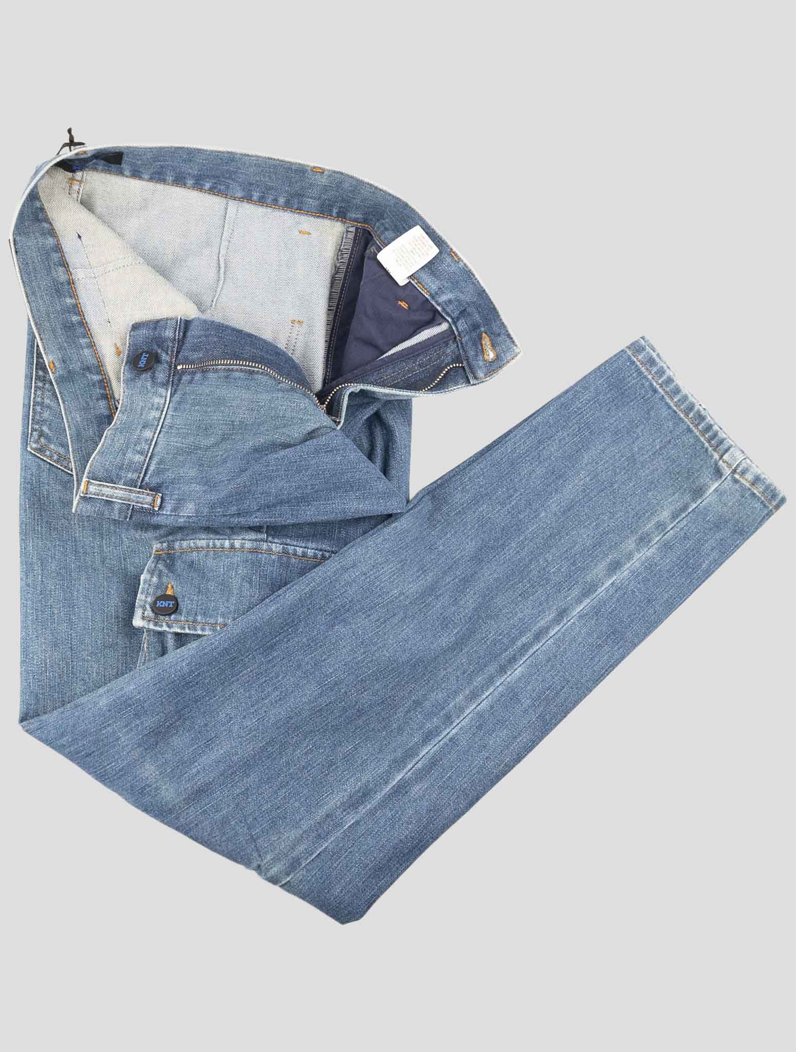 Kiton Knt Denim Cotton Pe Cargo Jeans
