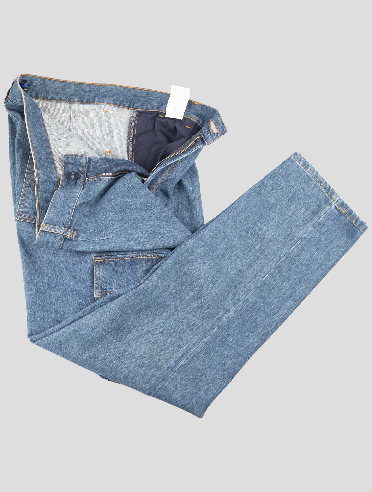 Kiton Knt Denim Cotton Pe Cargo Jeans