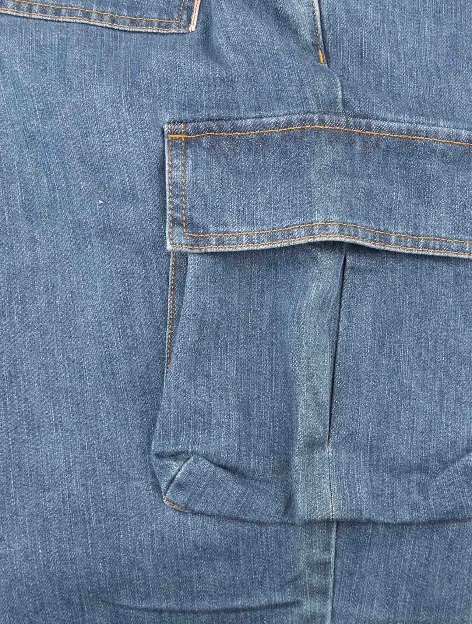 Kiton Knt Denim Cotton Pe Cargo Jeans