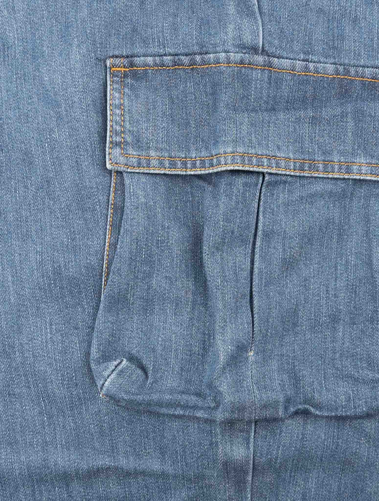 Kiton Knt Denim Cotton Pe Cargo Jeans