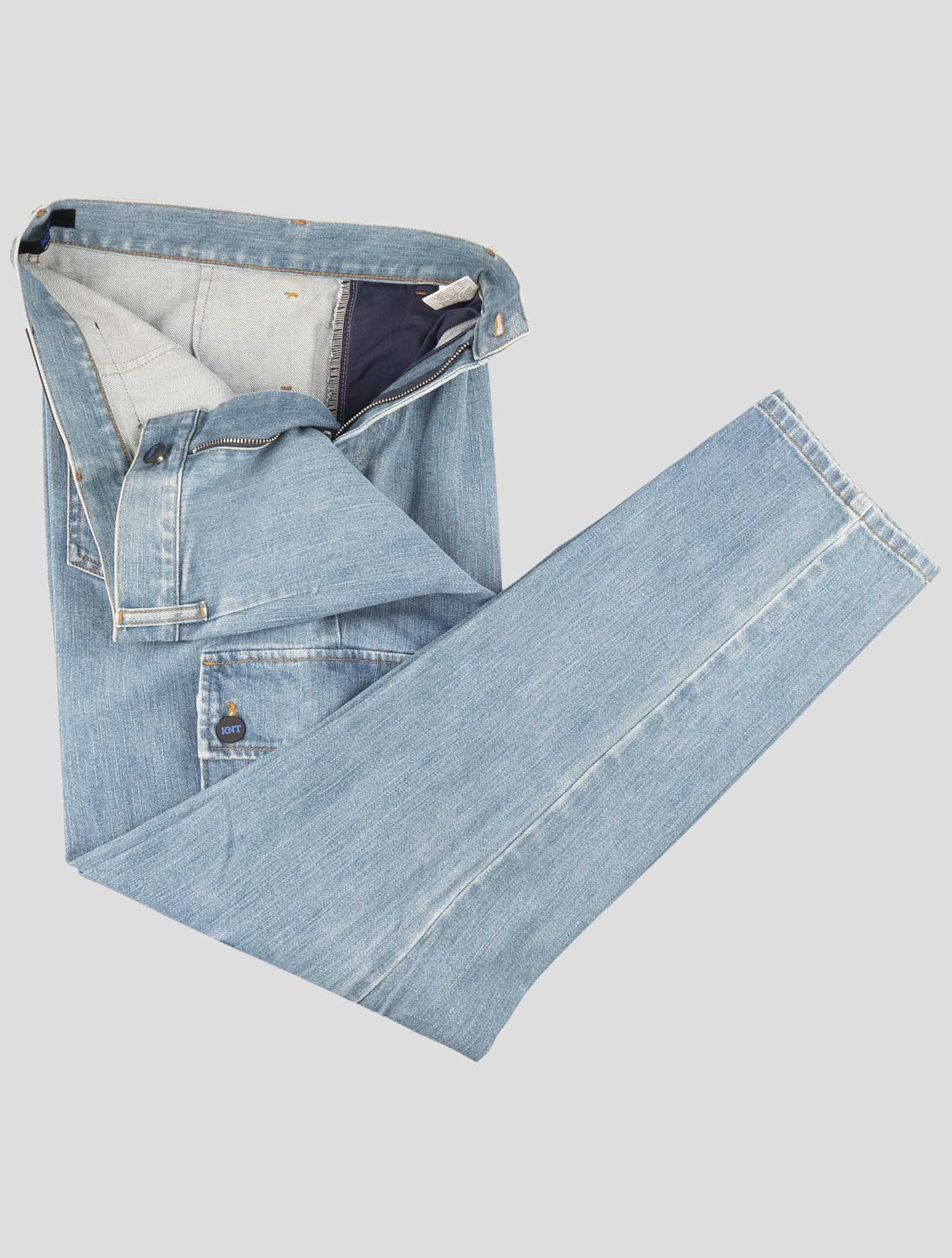 Kiton Knt Denim Cotton Pe Cargo Jeans