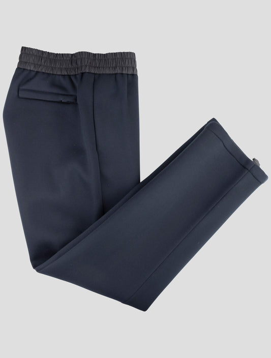 Kiton Knt Black Virgin Wool Pants