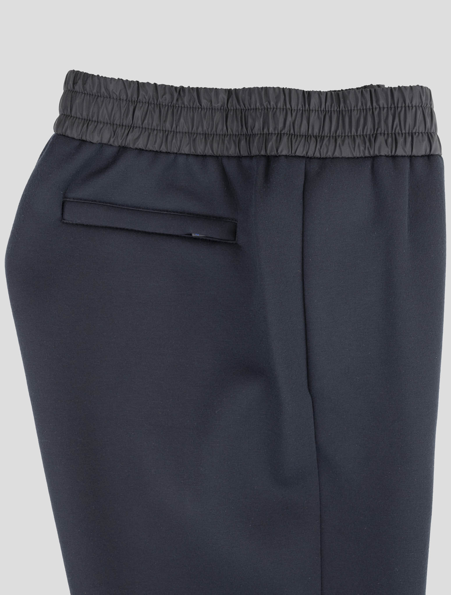 Kiton Knt Black Virgin Wool Pants