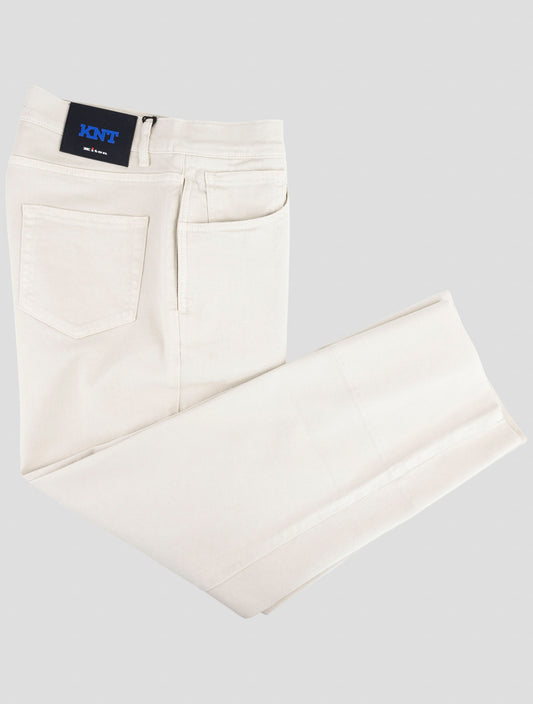 Kiton Knt Beige Cotton Ea Jeans