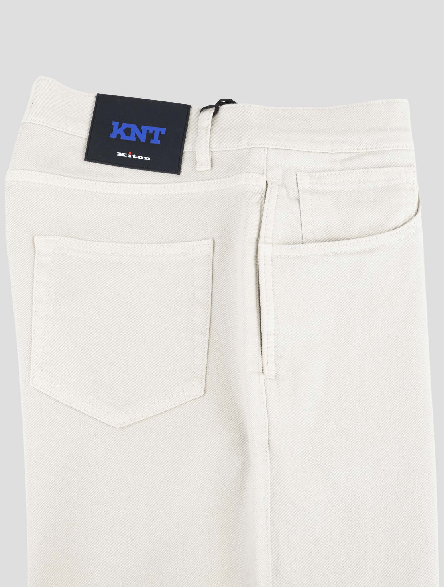 Kiton Knt Beige Cotton Ea Jeans