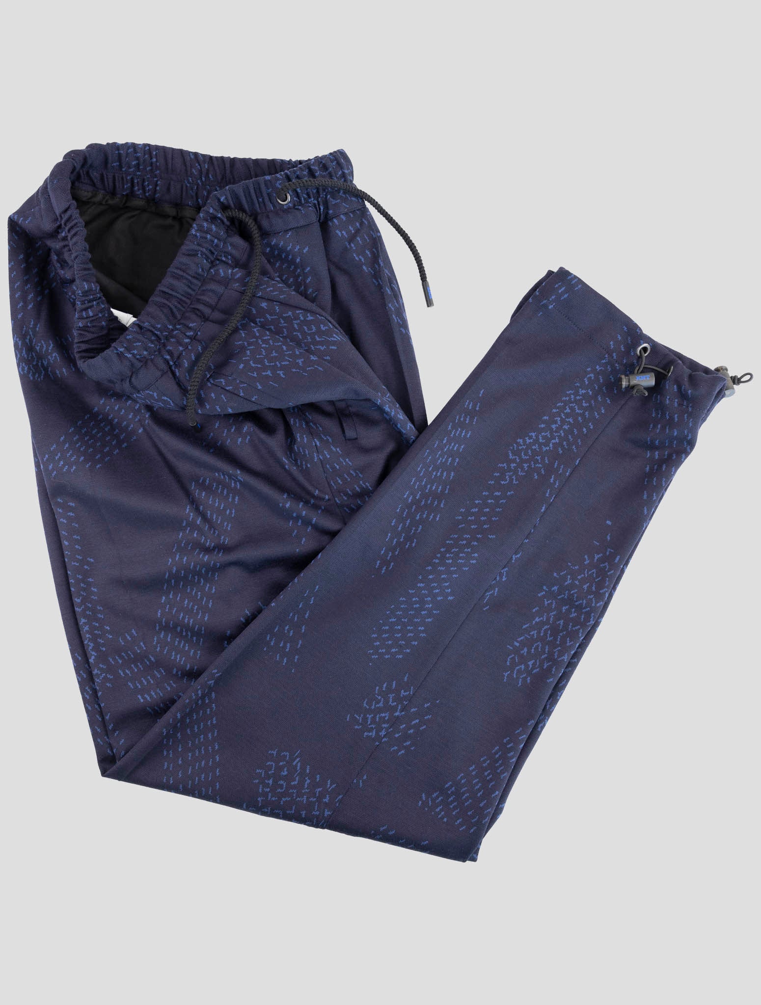 Kiton Knt Blue Wool Pants
