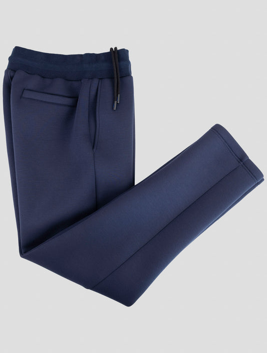 Kiton Knt Blue Pa Ea Cargo Jogging Pants
