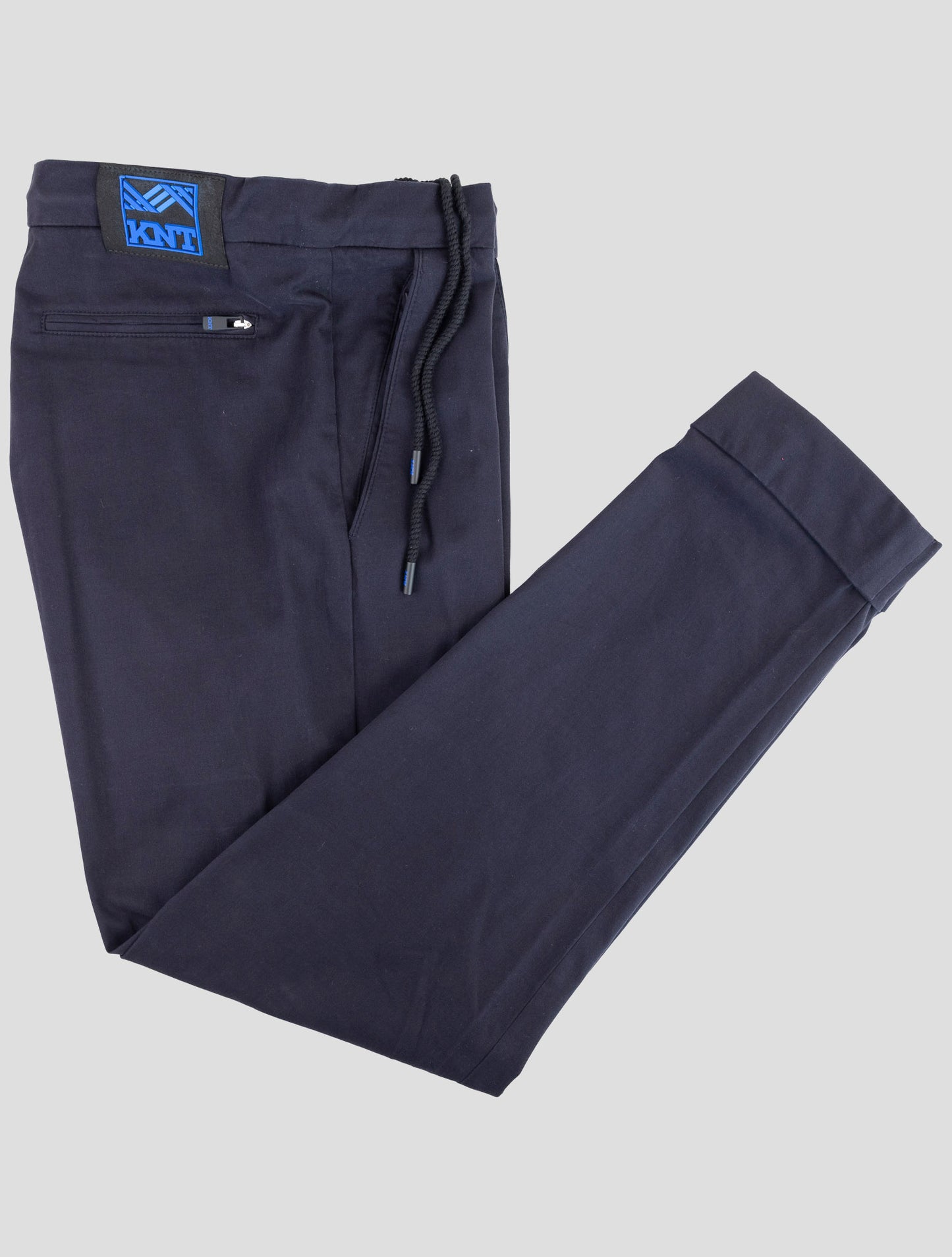 Kiton Knt Blue Cotton Cashmere Ea Pants