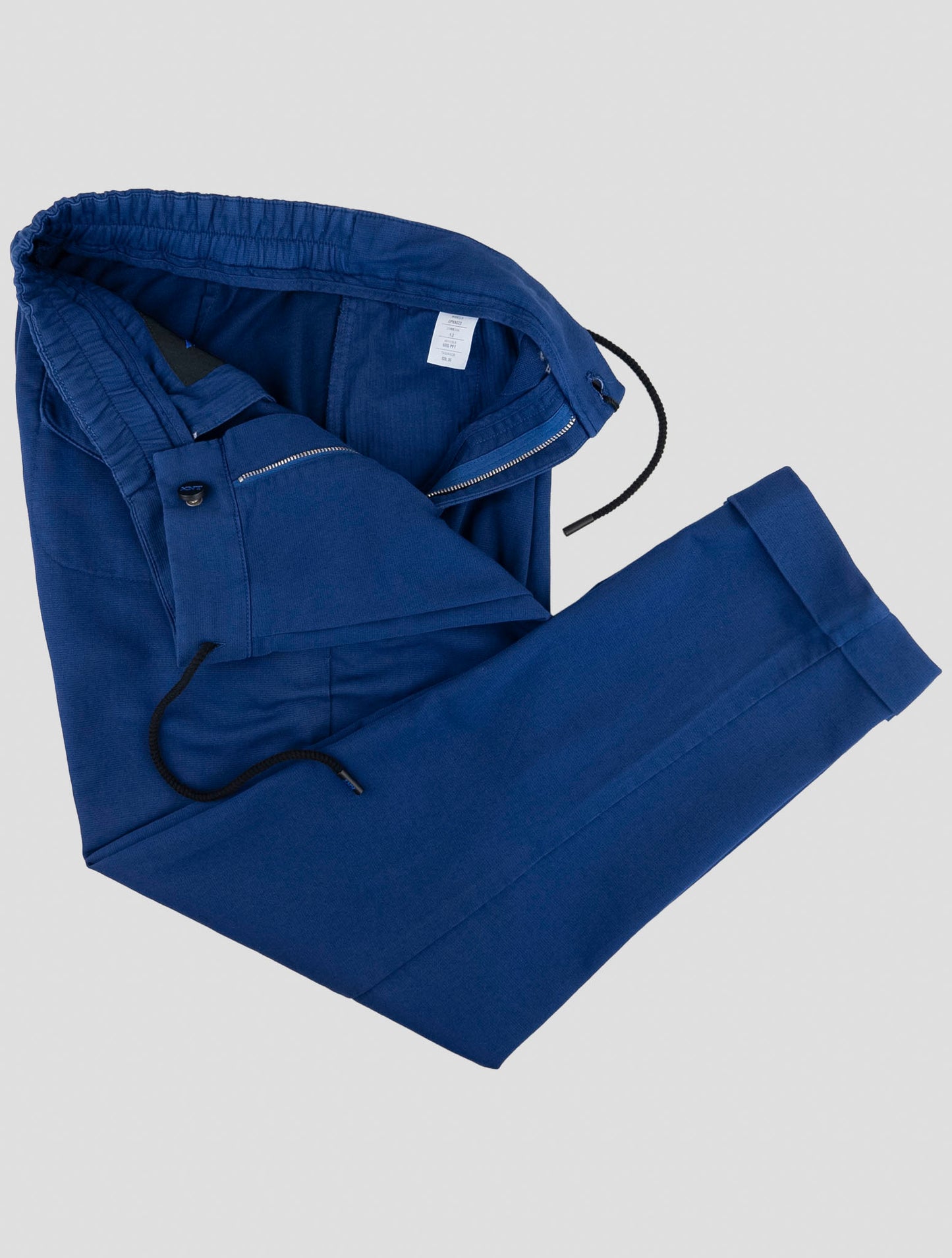 Kiton Knt Blue Cotton Ea Pants