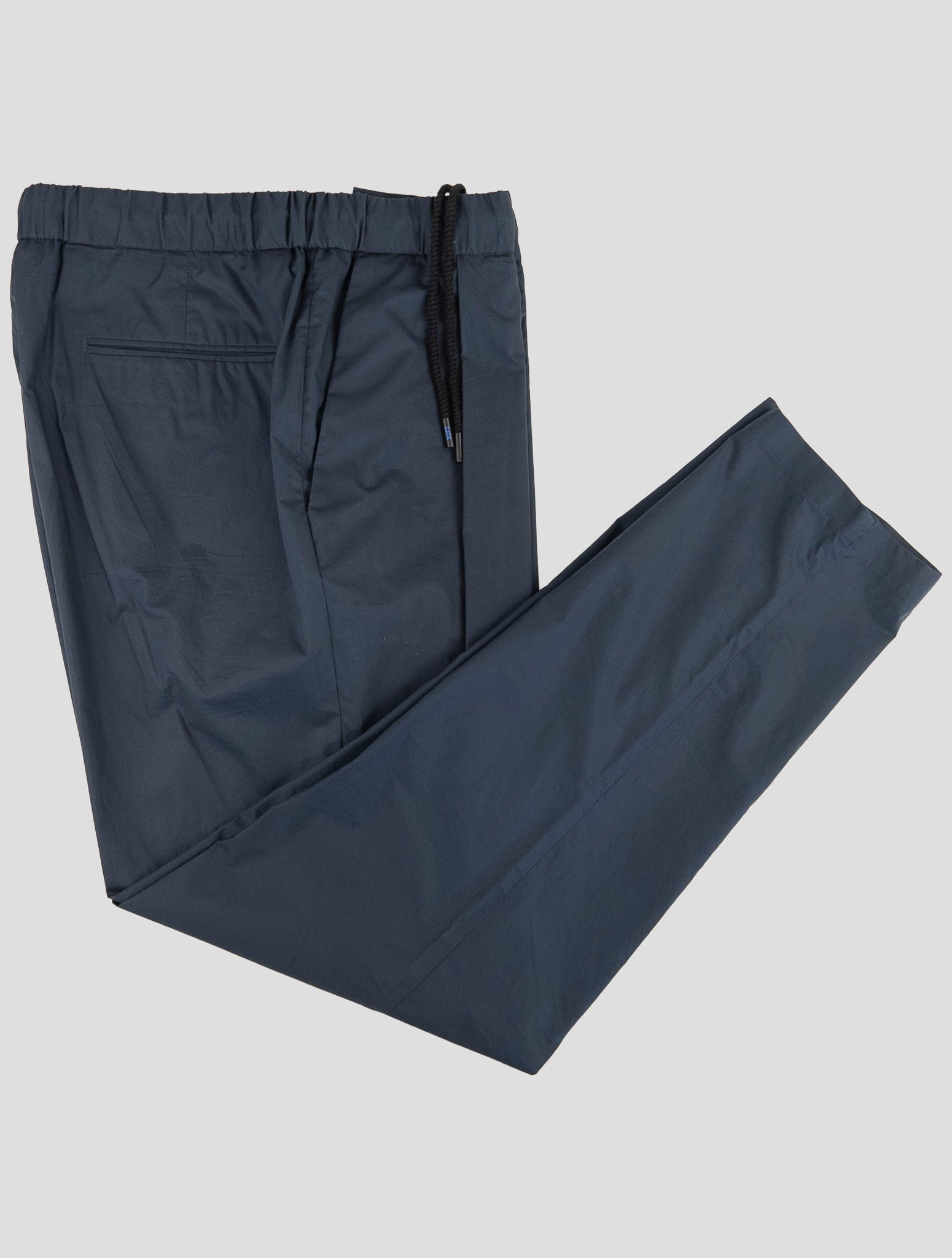 Kiton Knt Blue Cotton Pants