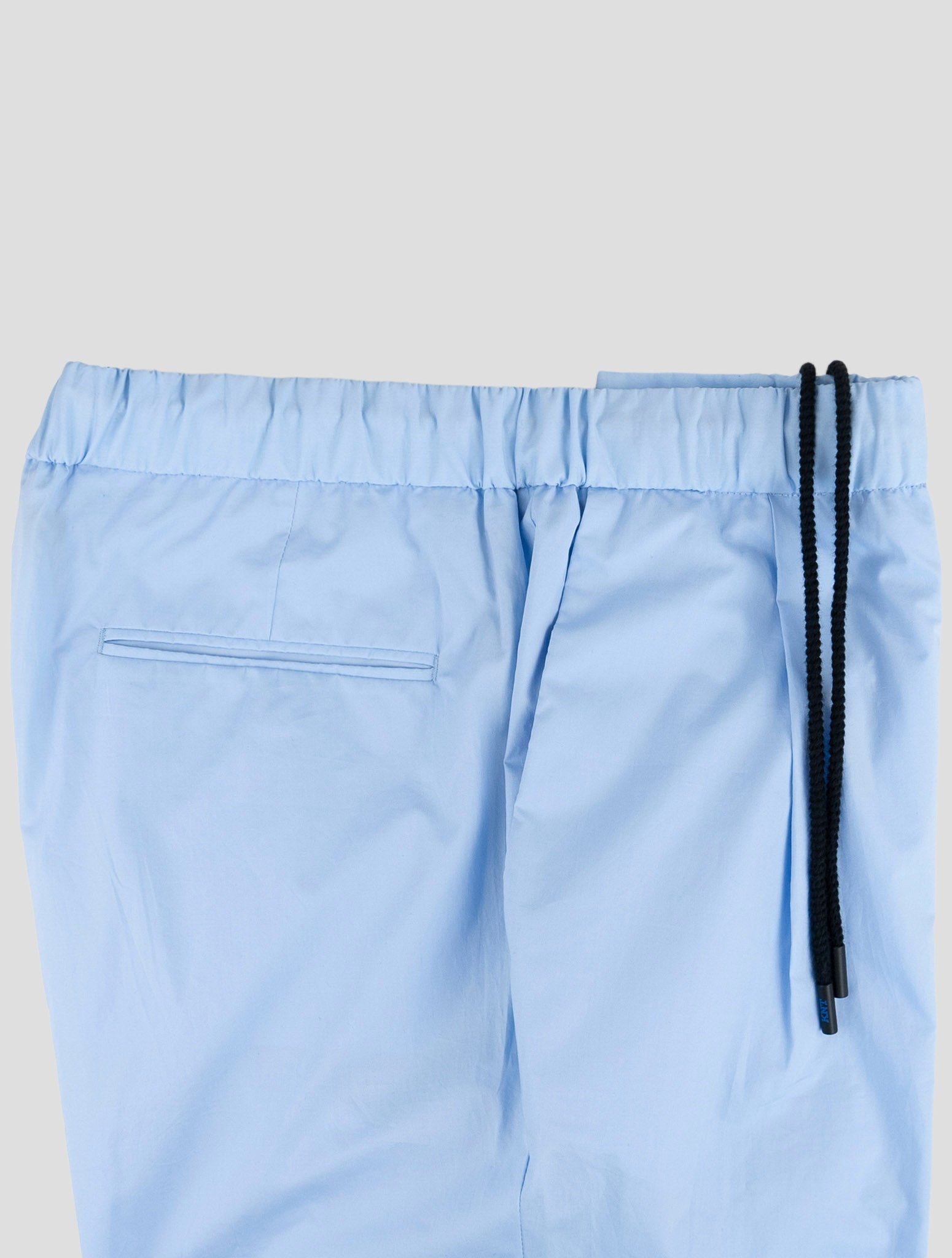 Kiton Knt Light Blue Cotton Pants