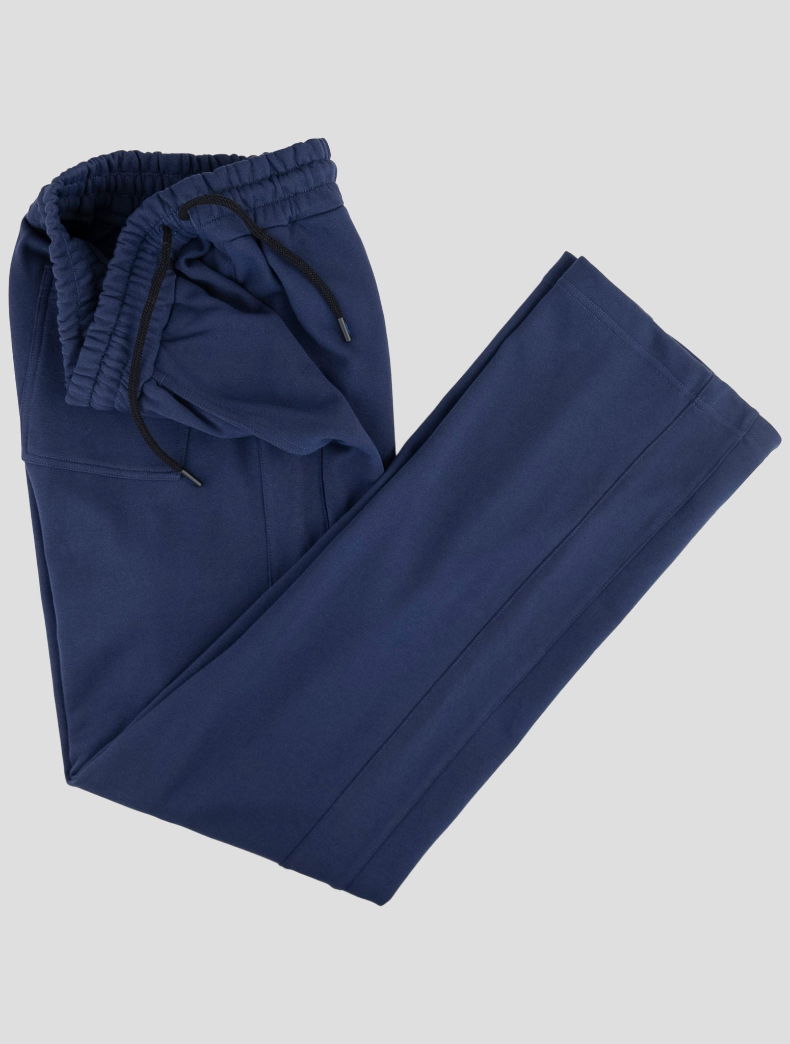 Kiton Knt Blue Cotton Jogging Pants
