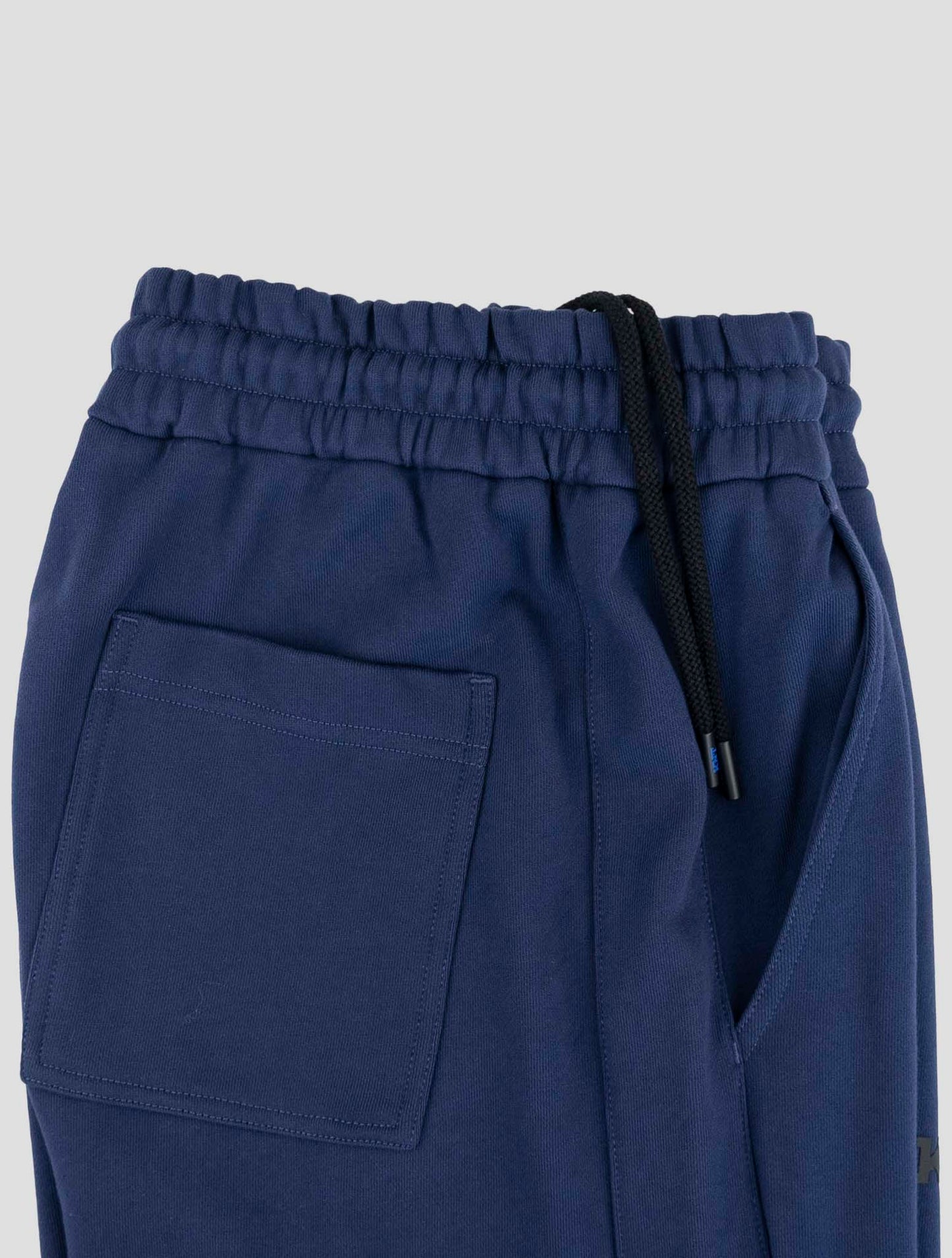 Kiton Knt Blue Cotton Jogging Pants