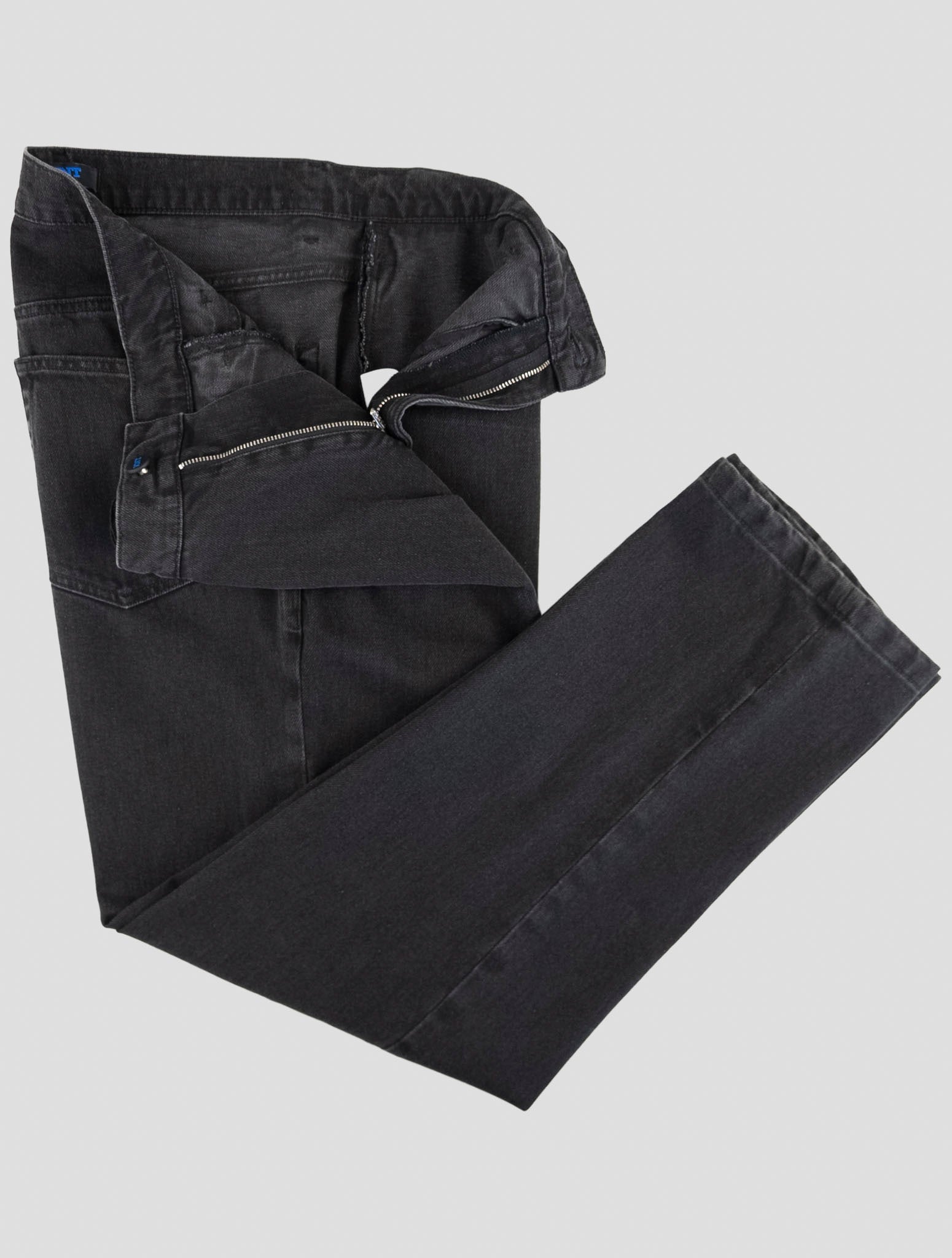 Kiton Knt Black Cotton Pe Pants