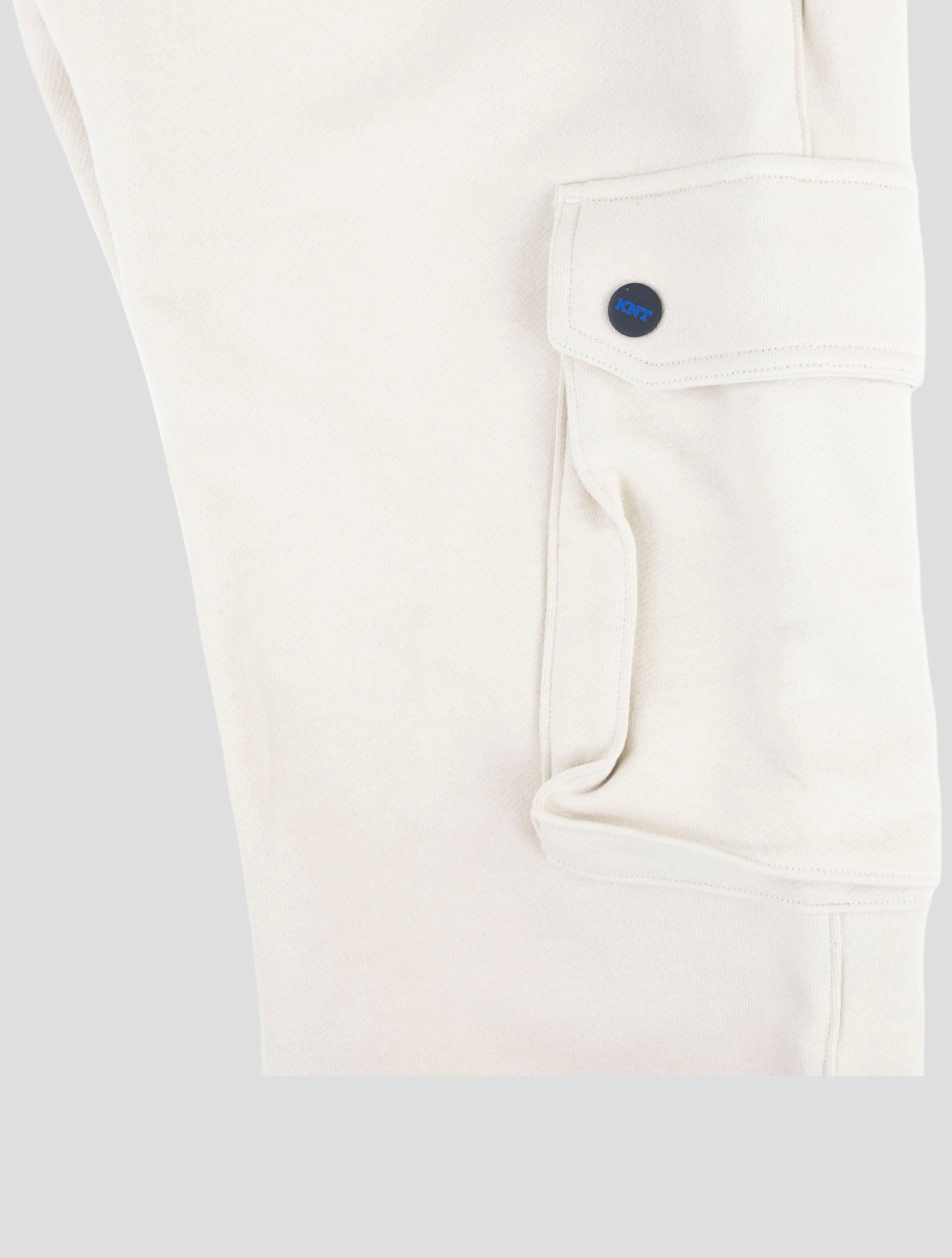 Kiton Knt Beige Cotton Jogging Cargo Pants