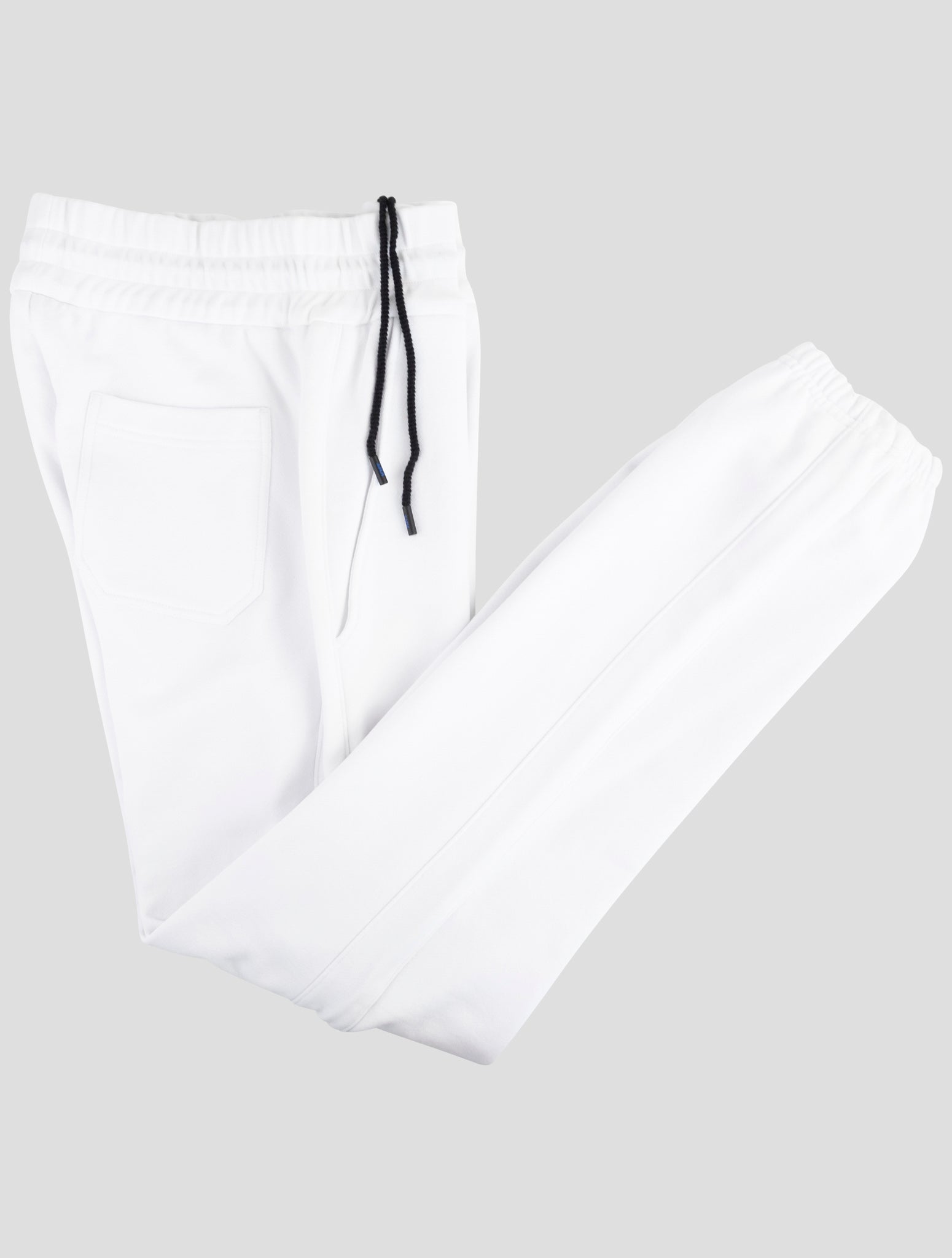 Kiton Knt White Cotton Pants